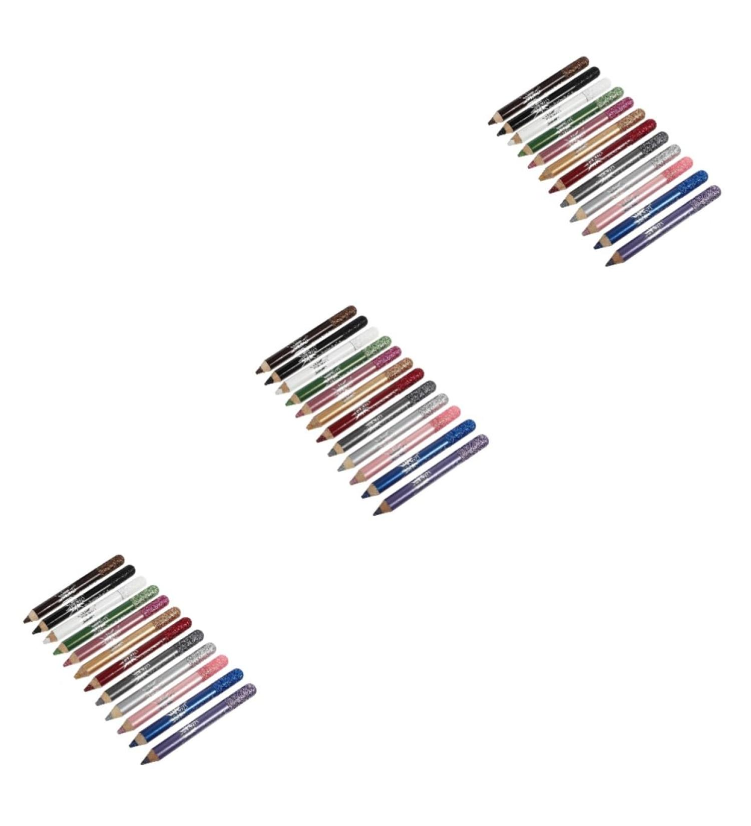 FOMIYES 36 Pcs Pearlescent Eyeshadow Pencil Glitter Eyeshadow Useful Eye Shadow Pen Eyeshadow Stick Set Miss 1 count (Pack of 1) Assorted Colorx3pcs - Buy Online on GoSupps.com