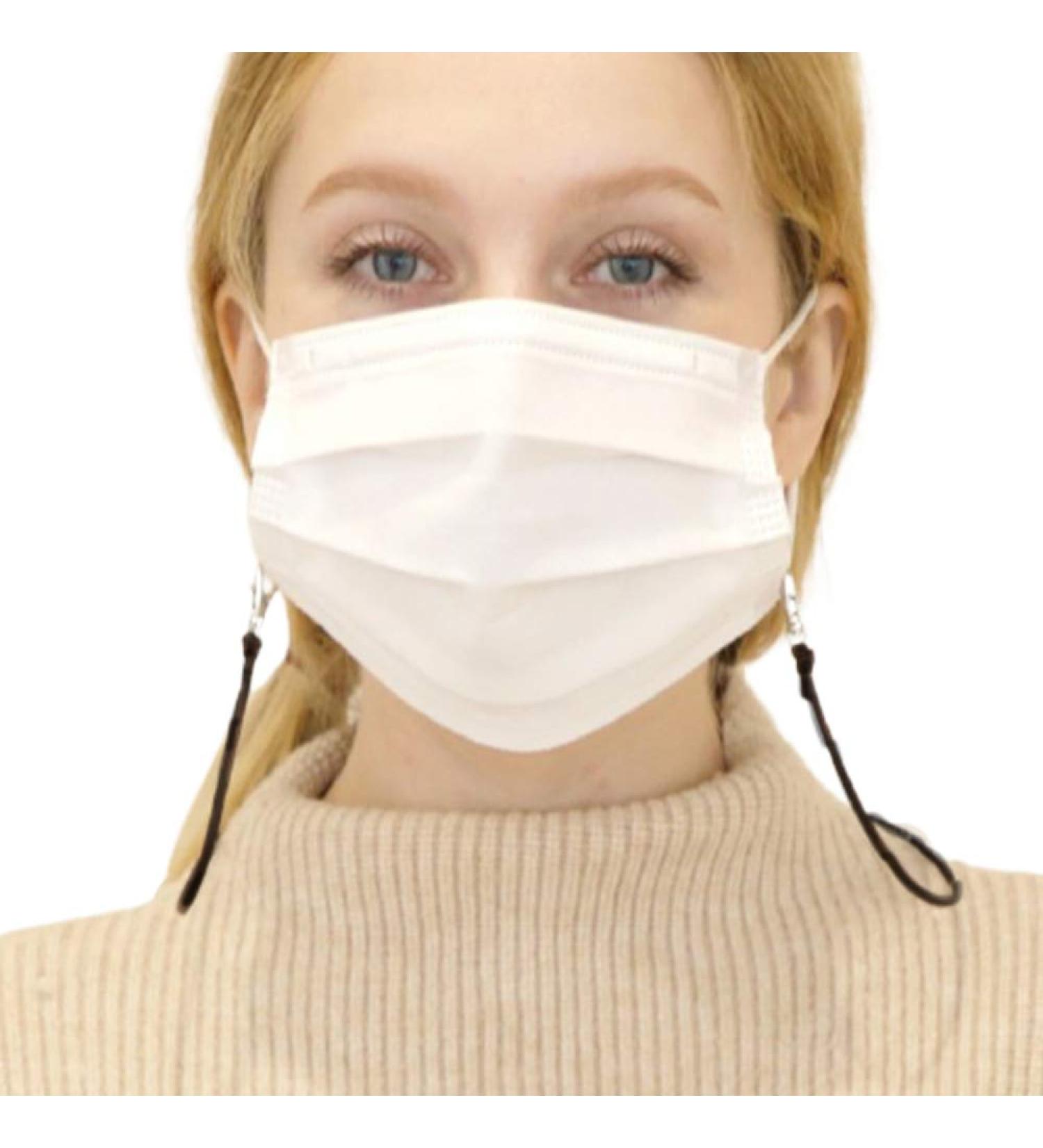 Nuovo Adjustable Mask Lanyards | Black Mask Extender Strap & Holder - International Shipping Available - Buy Online on GoSupps.com