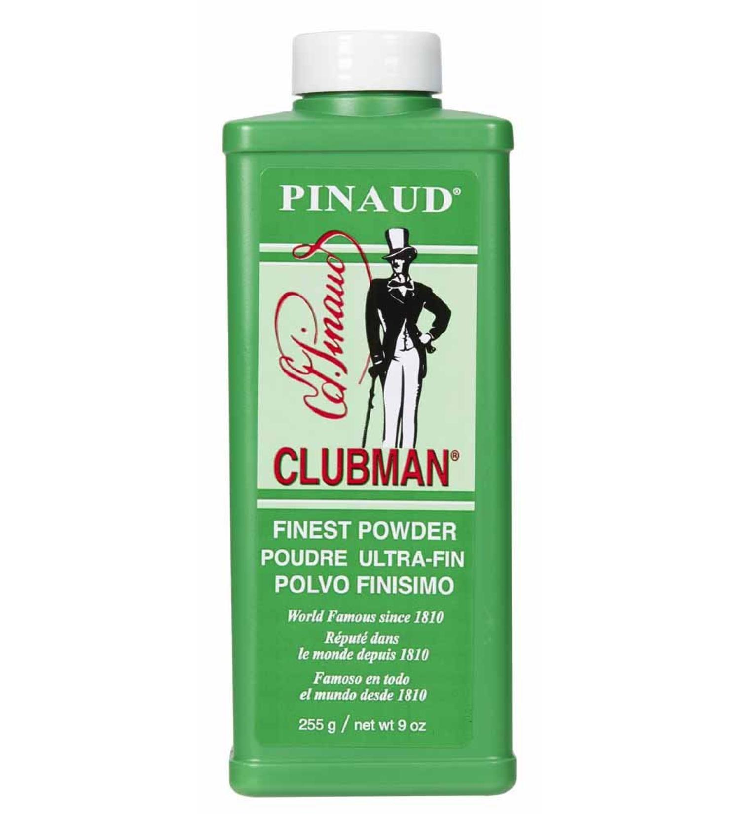 Clubman Pinaud Finest Talc Flesh 9.0 oz 9 Ounce white Pack of 1