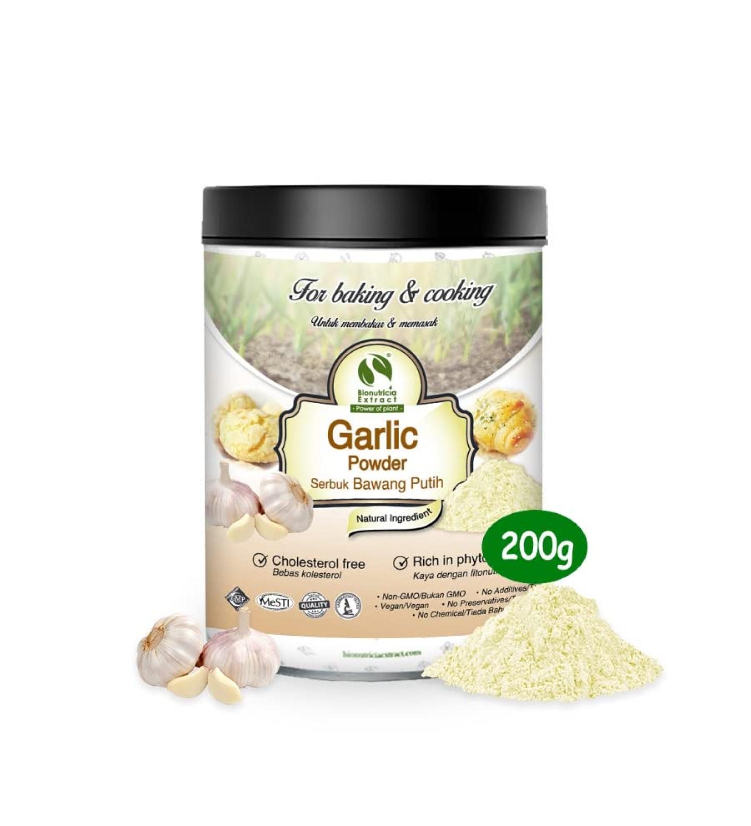7x Bionutricia Garlic Powder (200g / Can) - Buy Online on GoSupps.com