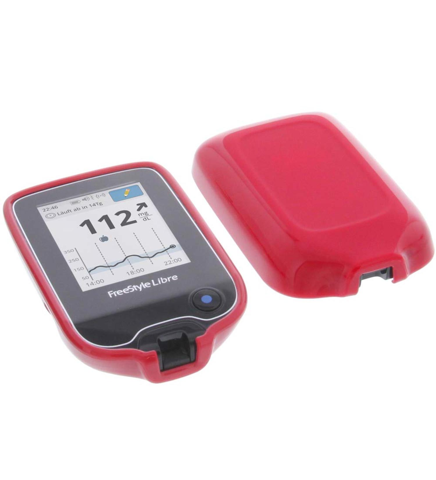 Shop Red TPU Protective Case for Abbott Freestyle Libre 2 | Durable & Stylish | International Shipping - Buy Online on GoSupps.com
