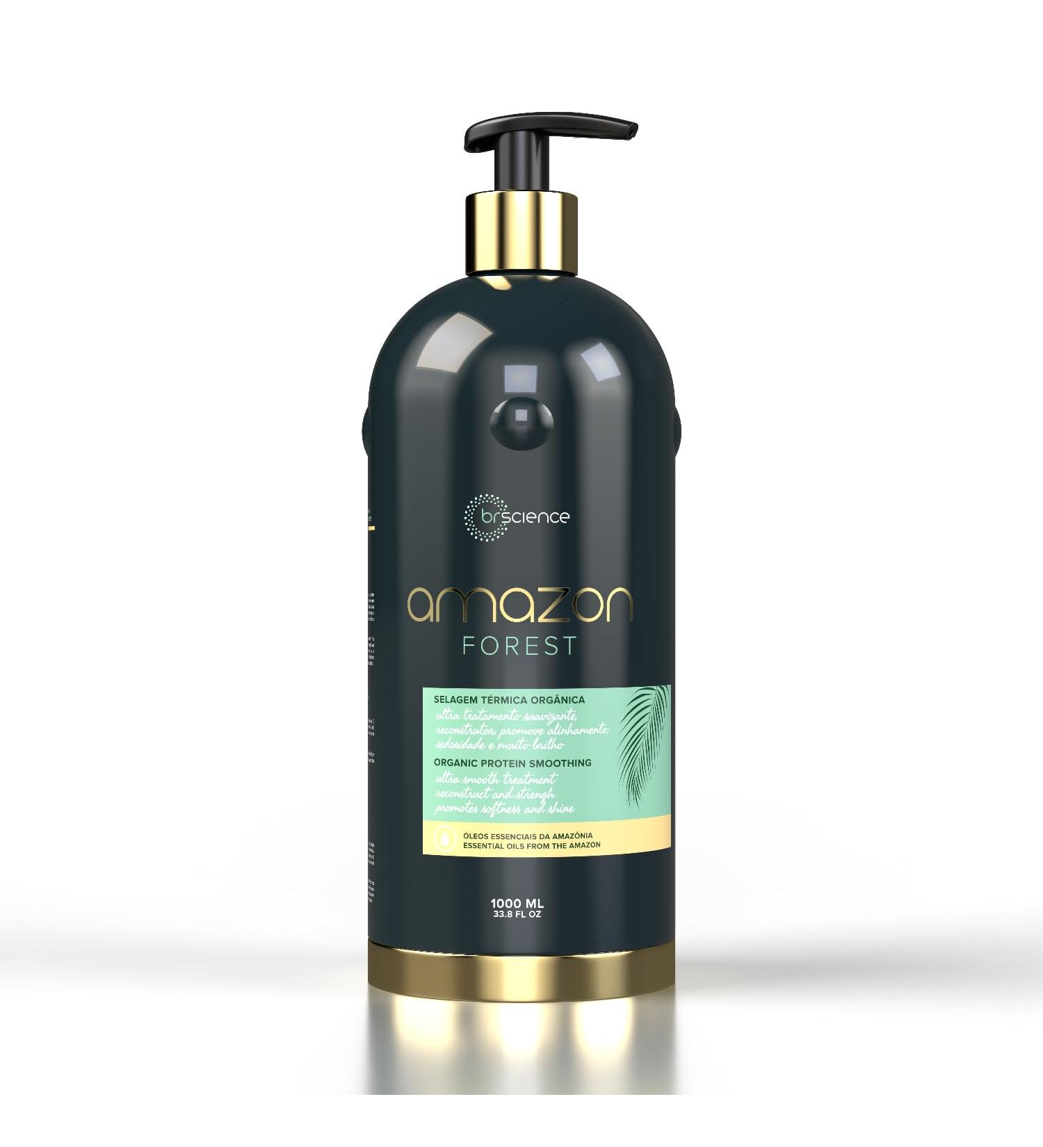 Amazon Forest Organic Protein Smoothing Treatment - 1000ml | Ultra Smooth Softness & Shine | International Shipping Available - Buy Online on GoSupps.com