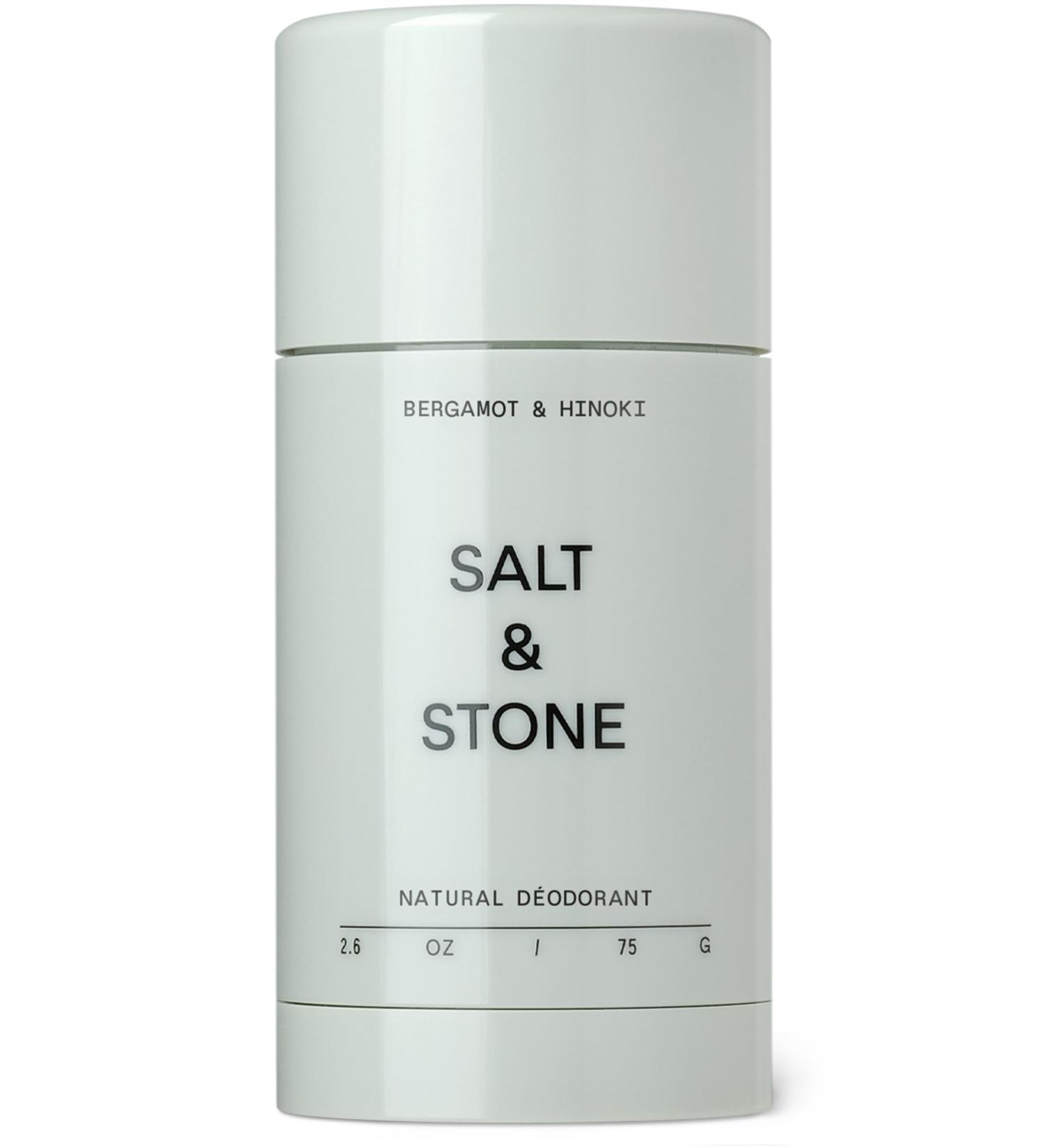 SALT & STONE Deodorant | Extra Strength Natural Deodorant for Women & Men | Aluminum Free with Seaweed Extracts Shea Butter & Probiotics | Free From Parabens Sulfates & Phthalates (2.6 oz) Bergamot & Hinoki 2.6 Ounce (Pack of 1) - Buy Online on GoSupps.com