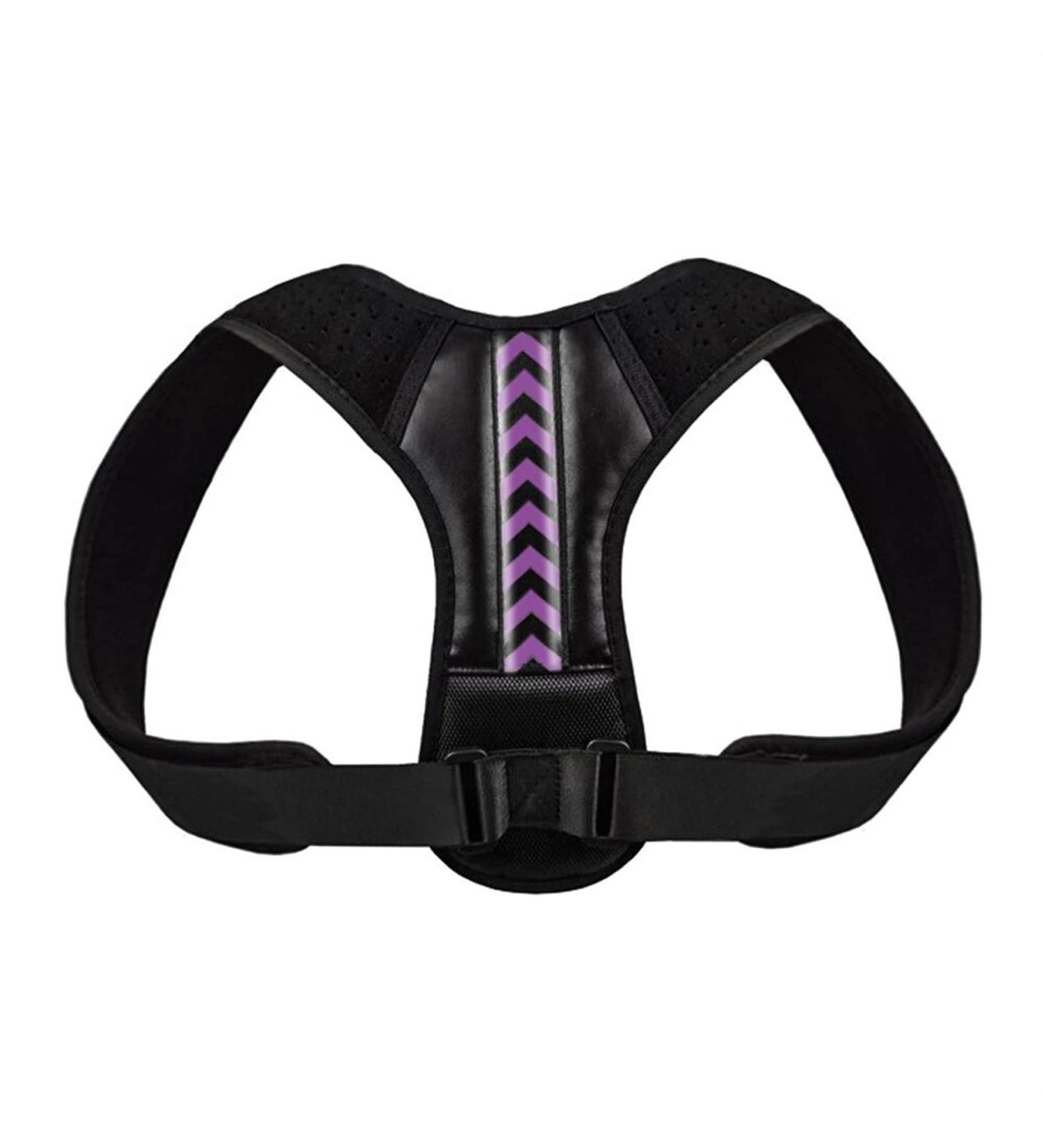 Adjustable Back Shoulder Posture Corrector Belt Clavicle Spine Support Reshape Your Body Home Office Sport Upper Back Neck Brace (Color : Gray Size : XXXL-Weight(135-150KG)) Purple L -weight (70-100KG) - Buy Online on GoSupps.com