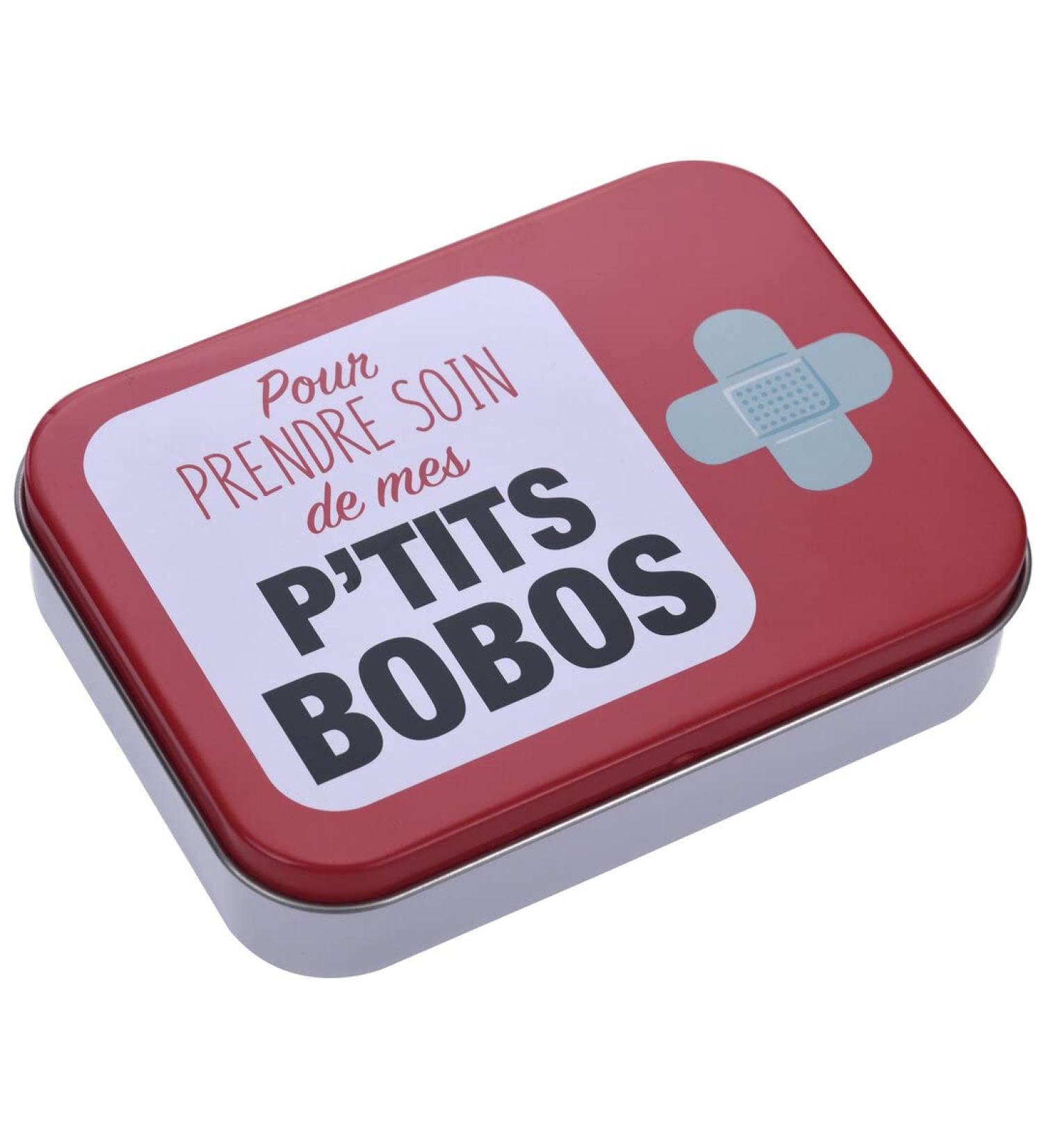 P'tits Bobos Children's Plaster Storage Box - 24 Beautifully Designed Plasters for Backpacks & Handbags - Perfect for Kids - Buy Online on GoSupps.com