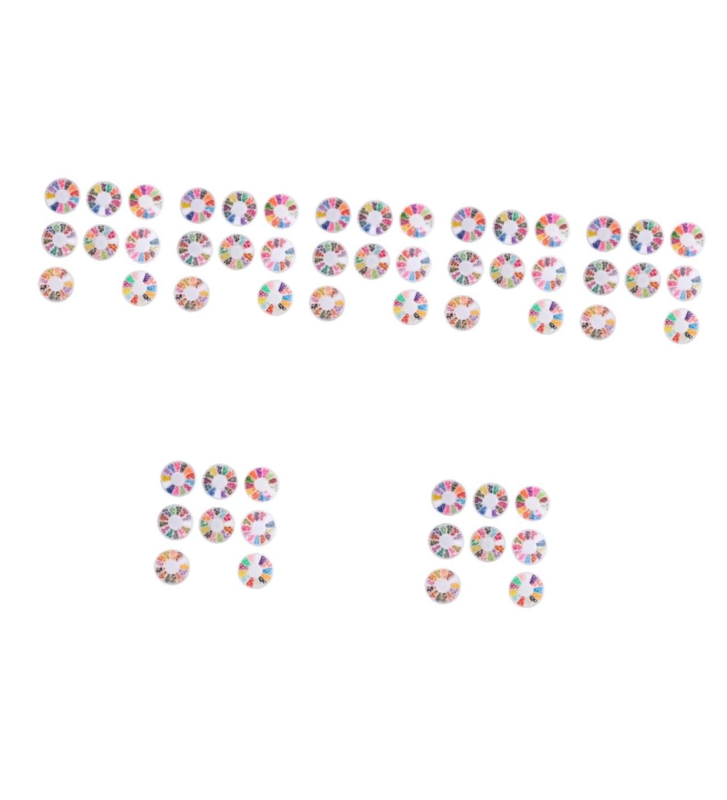 minkissy 56 Boxes Soft Pottery 3d Polymer Slices Fruit Diy Accessories Nail Polymer Clay - Buy Online on GoSupps.com