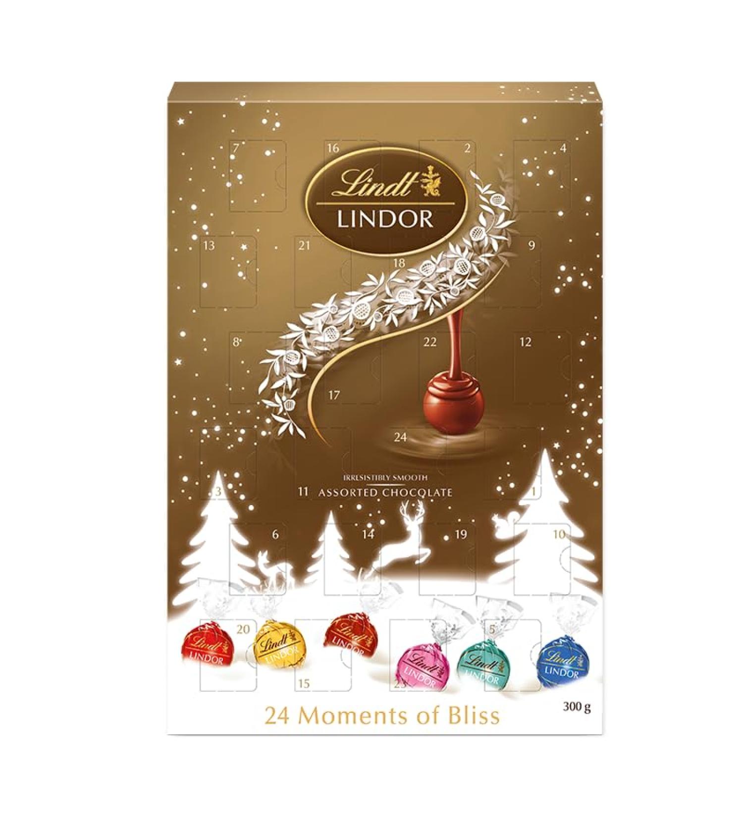 Lindt Lindor Calendar Assortment 300g - Buy Online on GoSupps.com
