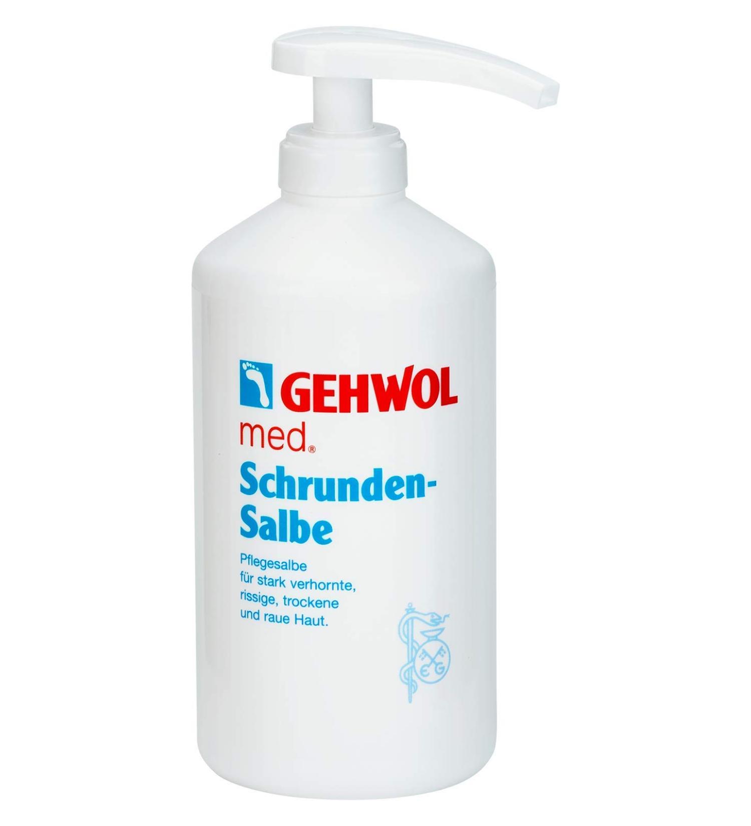Gehwol Med Salve for Cracked Skin 500ml Dispenser Pump - Servere Dry or Rough Skin 500 ml (Pack of 1)