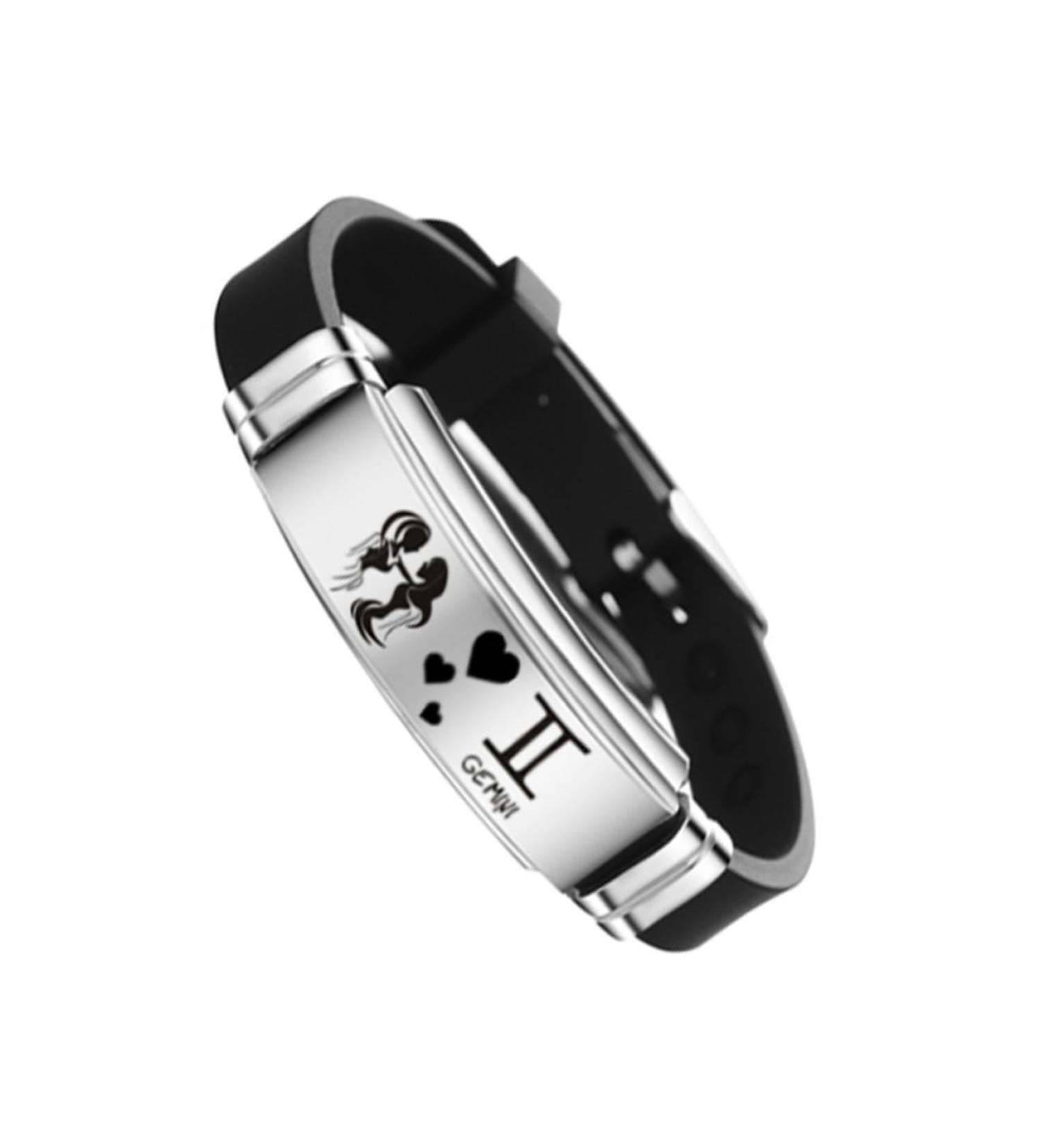 Amosfun 3pcs bracelets for couples couple bracelets silicone bracelet stainless steel bracelet couples bracelets bracelet for couples Stainless Steel bangle adjustable Tokyo lovers Medium As Shown - Buy Online on GoSupps.com