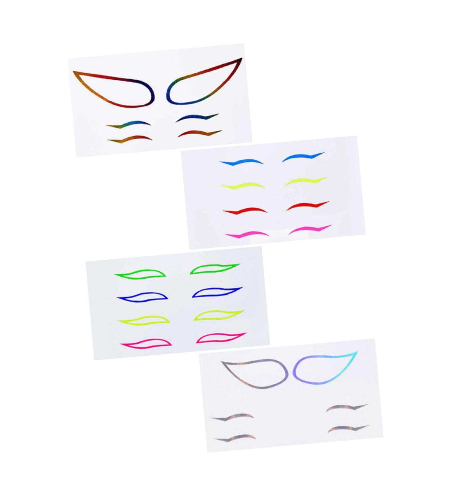 SUBOFAN ABOOFAN Eyeliner Sticker Delicate Eyeliner Sticker Maskerade Makeup Cosplay Halloween - Buy Online on GoSupps.com