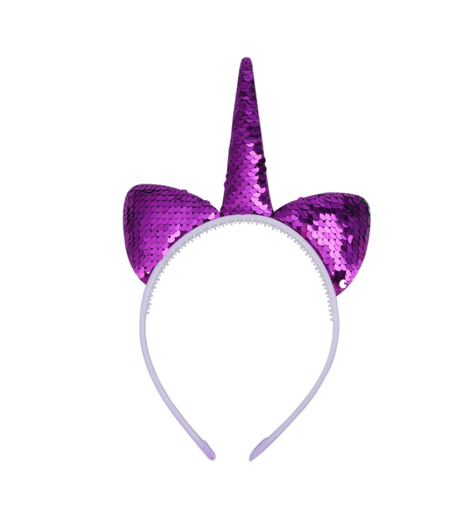 POPETPOP Kid Hair Accessories Hair Ribbons Unicorn Hair Hoop Hair Ornament Paillette Headband Hair Decoration Hair Band Purple Child Sequins Decorate Cute Headbands One Size Purple - Buy Online on GoSupps.com