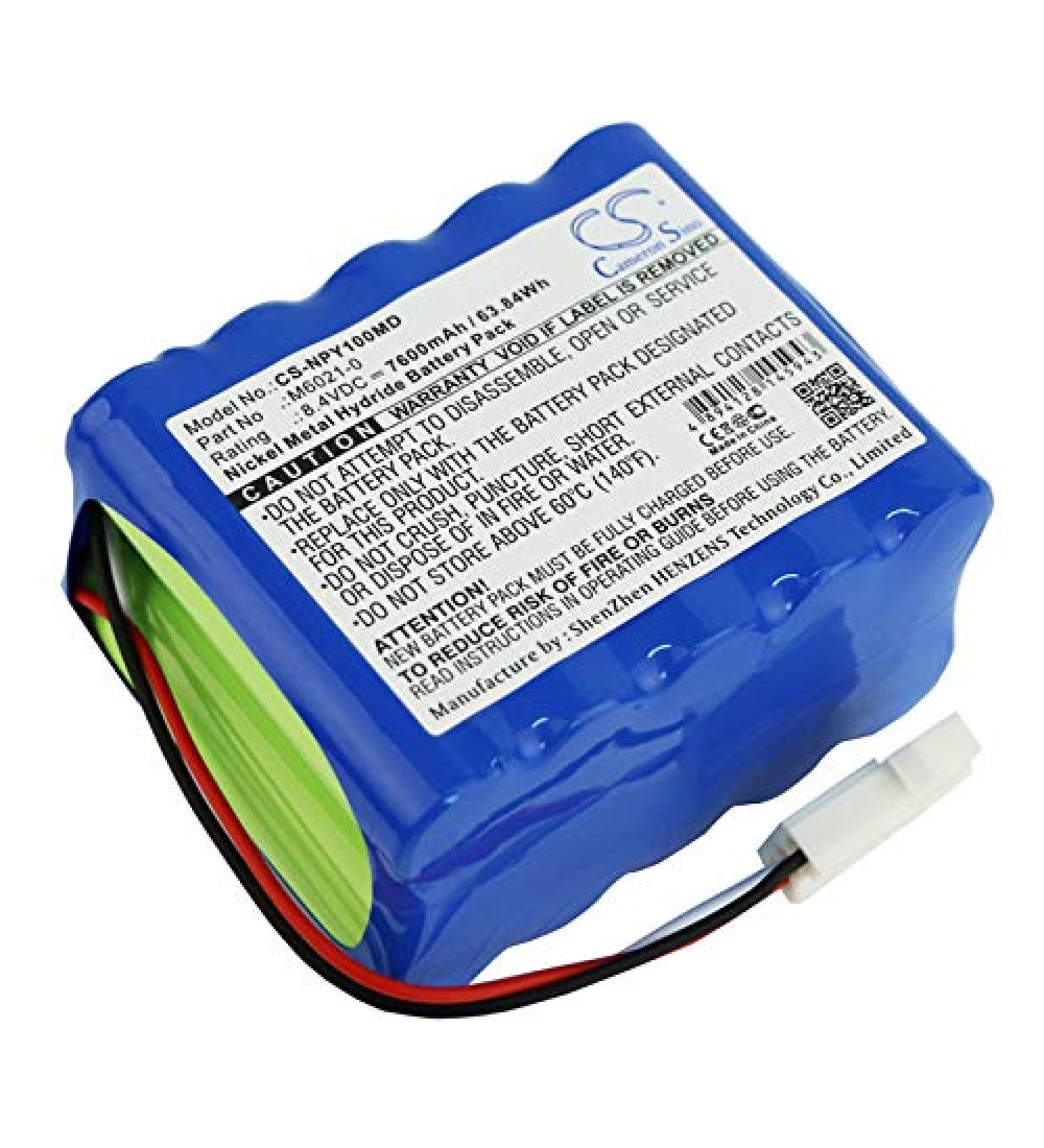 FITHOOD Battery Replacement for Nellcor Puritan Bennett Mediana YM 5500 & YM1000 | High Capacity 7600mAh/8.4V - Buy Online on GoSupps.com