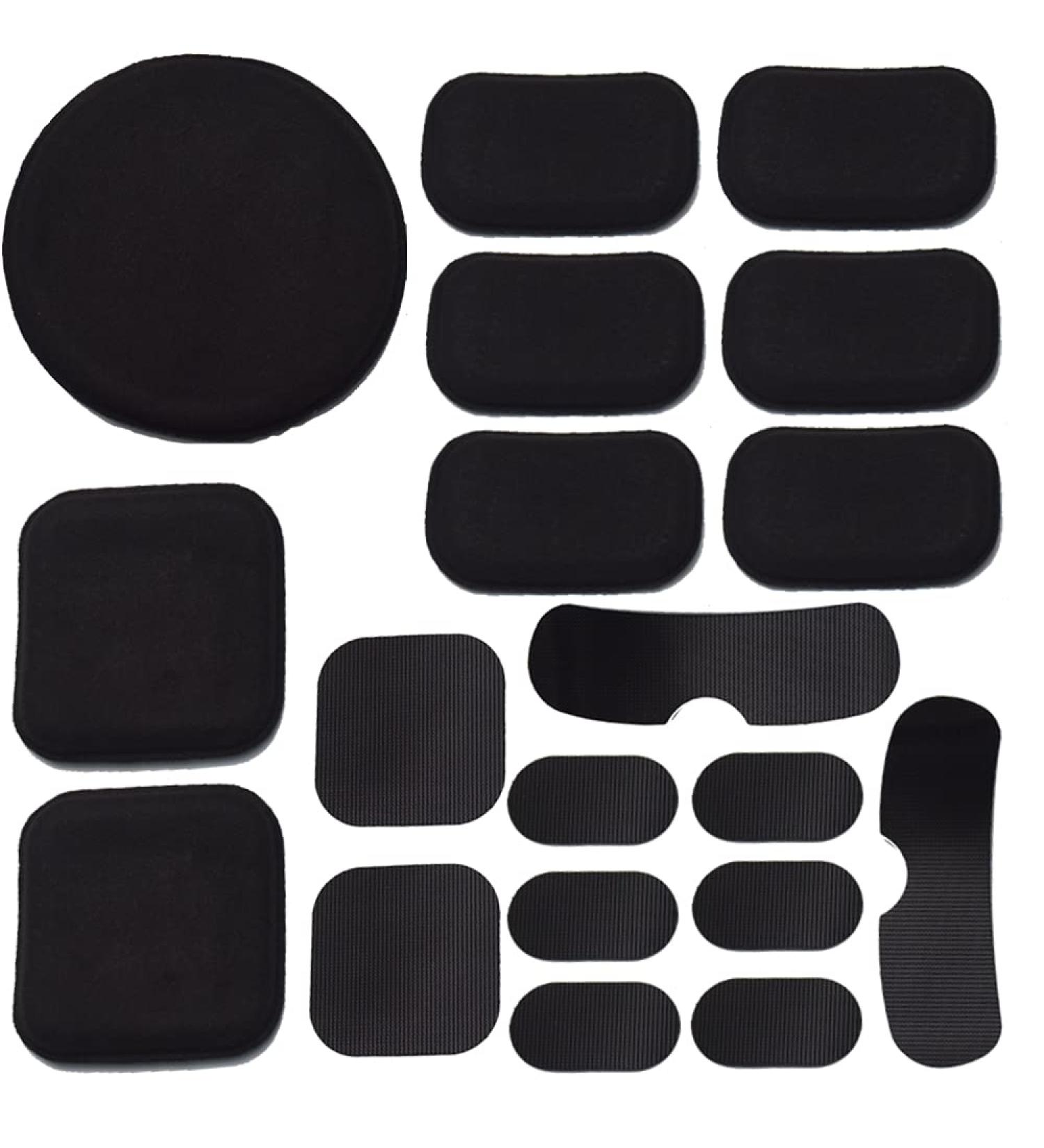 Universal Helmet Padding Kits - Motorcycle Helmet Foam Pads Replacement Set - Black - Buy Online on GoSupps.com