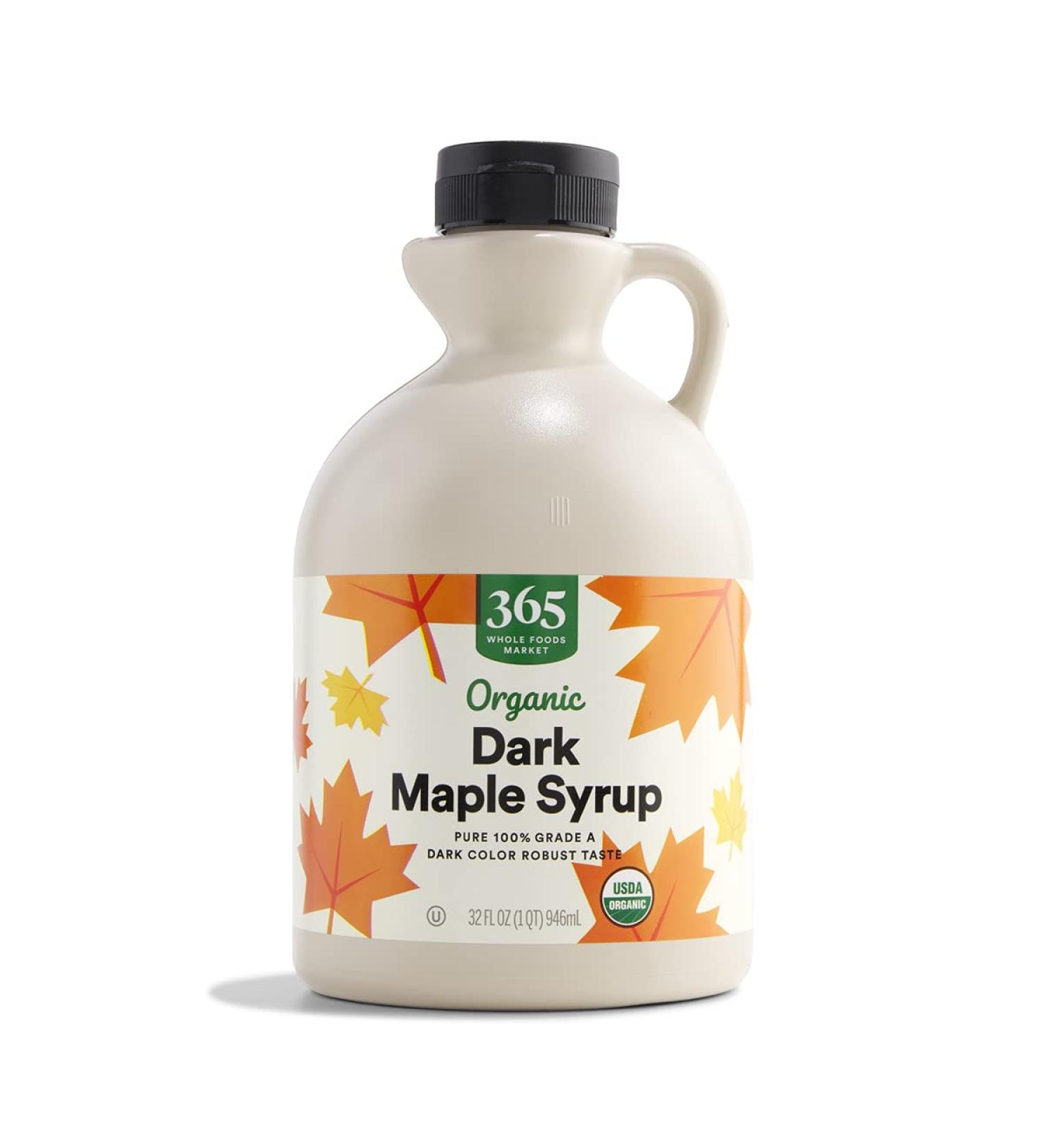 365 Whole Foods Market Organic Dark Grade A Maple Syrup 32oz - Buy Online on GoSupps.com