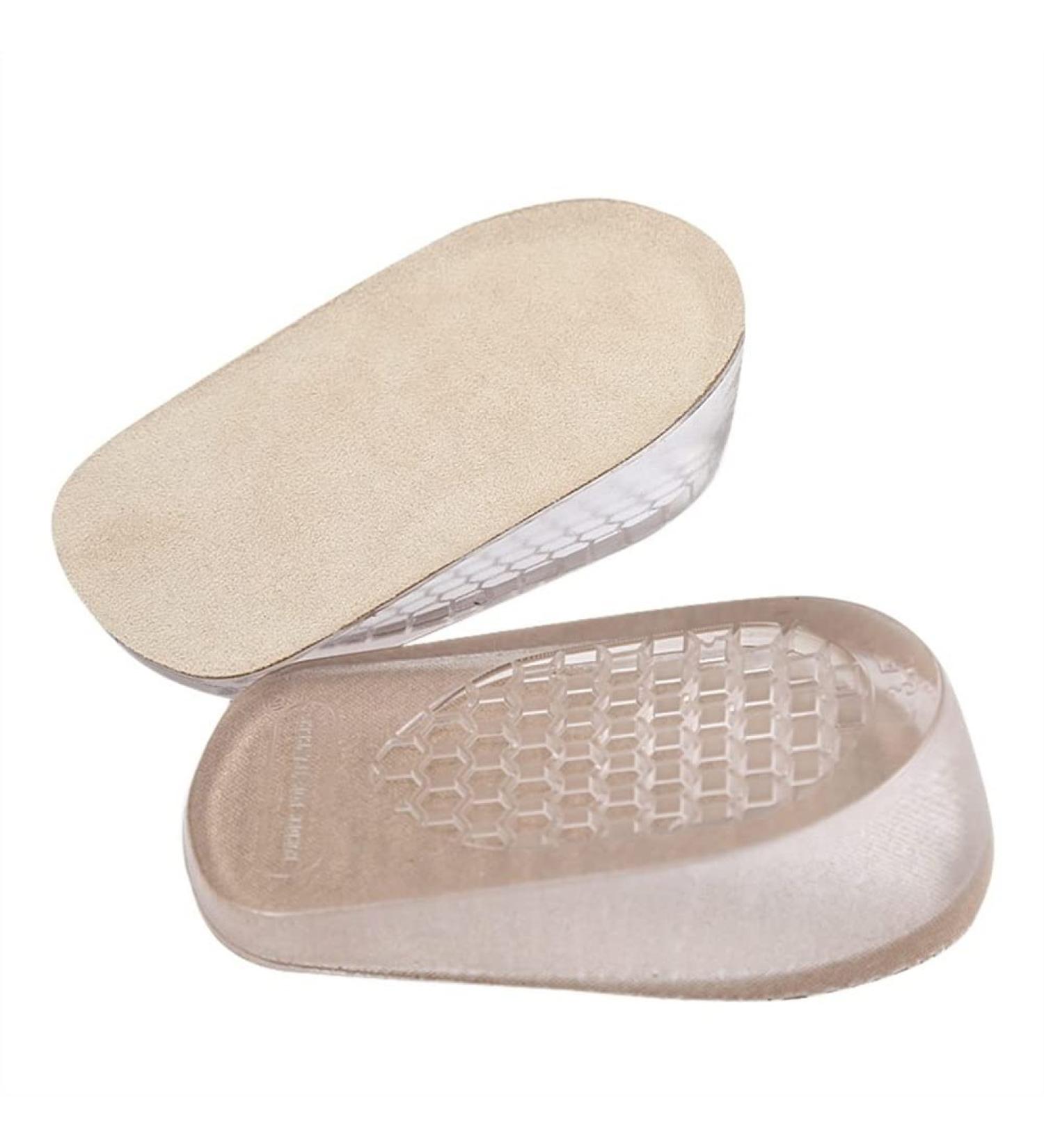 Premium Heel Liner Gel Shock Absorption Protectors for Heel Spurs & Pain Relief - X-Large Flannel Apricot - Buy Online on GoSupps.com