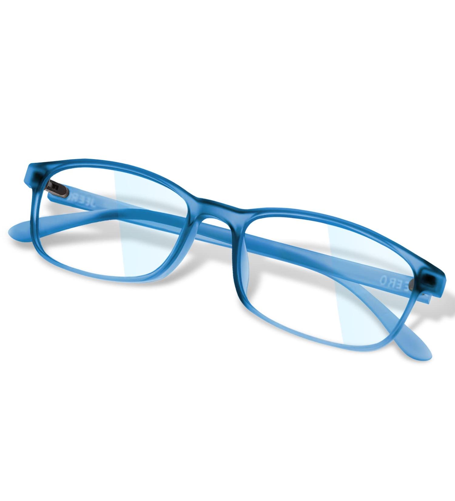 JEERO Blue Light Blocking Glasses - Lightweight TR-90 Frame Computer Eyeglasses | Anti Eyestrain & UV Glare Protection for Women Men - Buy Online on GoSupps.com