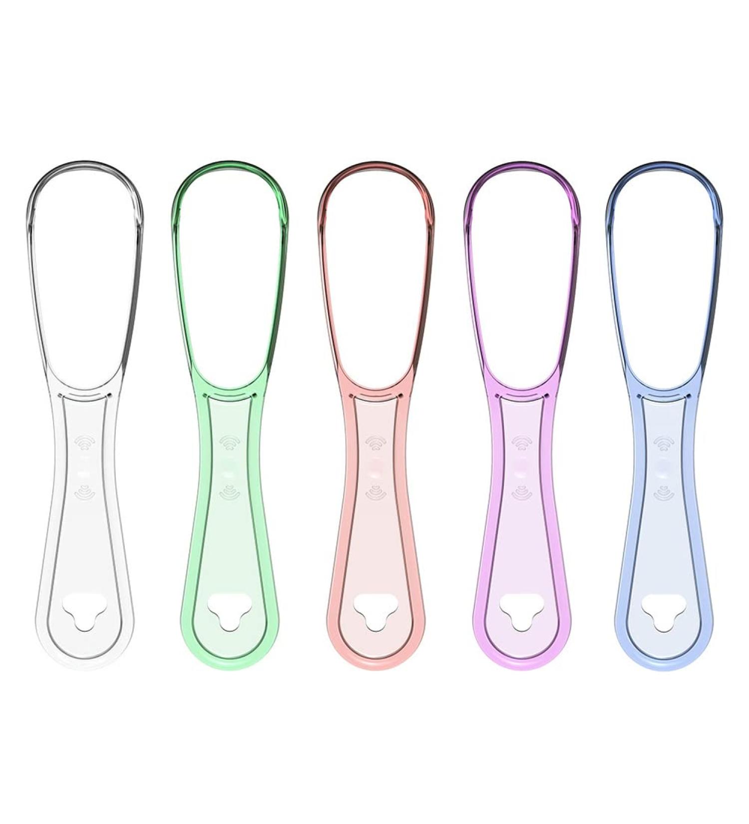 Yusat Tongue Cleaner 5 Pack Plastic Cleaning Brush for Adults & Children | Best Oral Care Tool - Buy Online on GoSupps.com