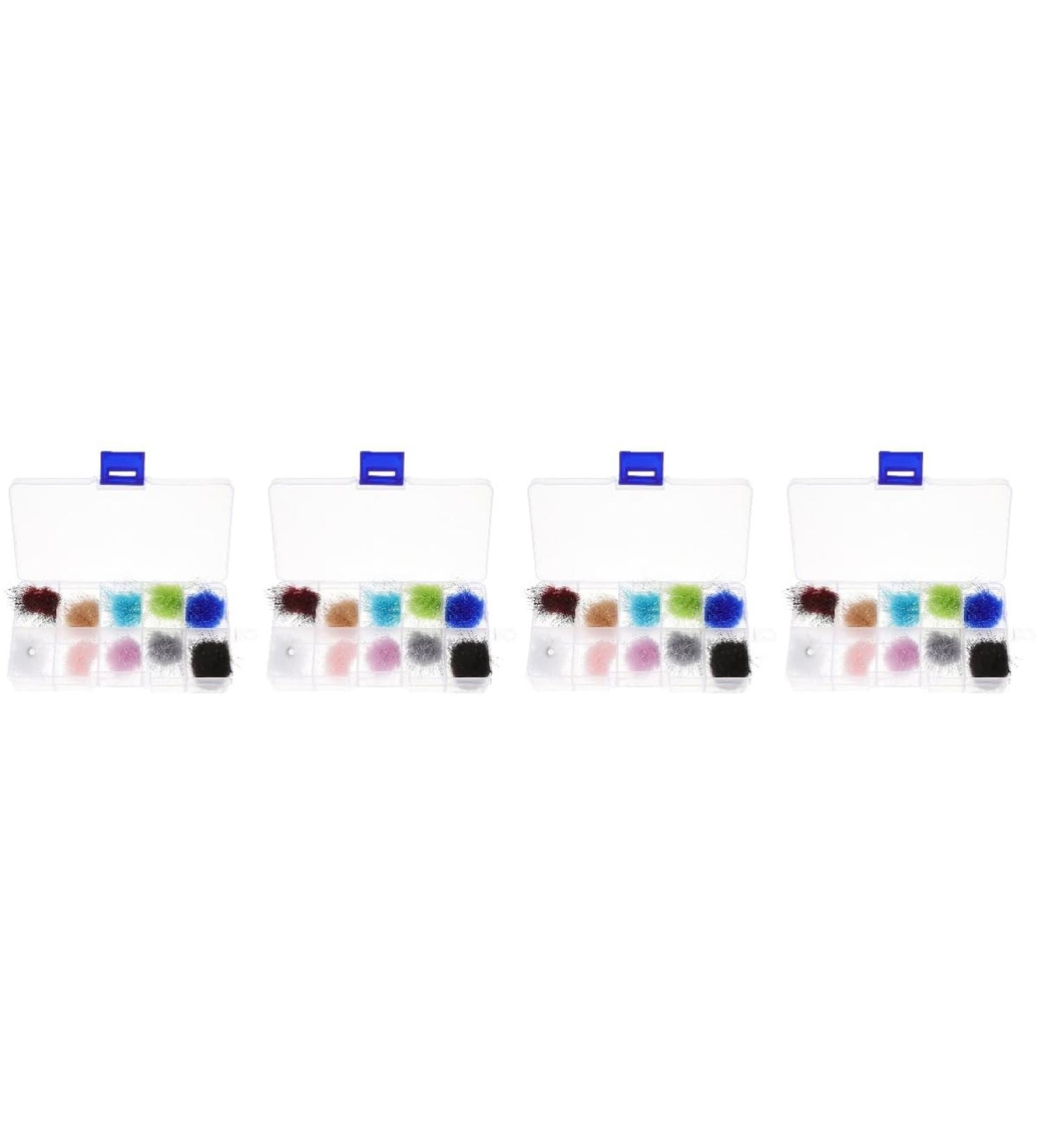 FOMIYES 4 Boxes Nail Set Manicure Fluffy Nail Brush Nail Charms Nail Decoration Nail Tech Must Haves Trinket Cute Magnetic Nails Decoration Nail Rhinestones 3d Hairball Velvet Decorations - Buy Online on GoSupps.com