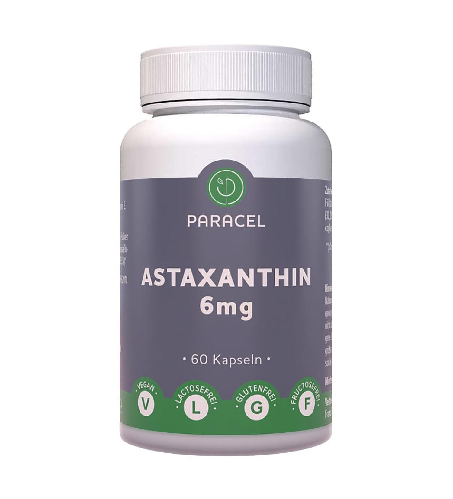 Paracel Astaxanthin 6mg capsules 60st.