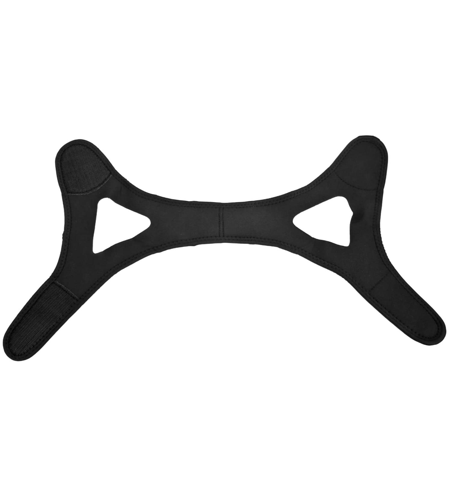 Anti-Snoring Chin Strap - Black Soft Rubber Head Band for Men - Stop Snoring All Night - Best Gift Idea - Buy Online on GoSupps.com