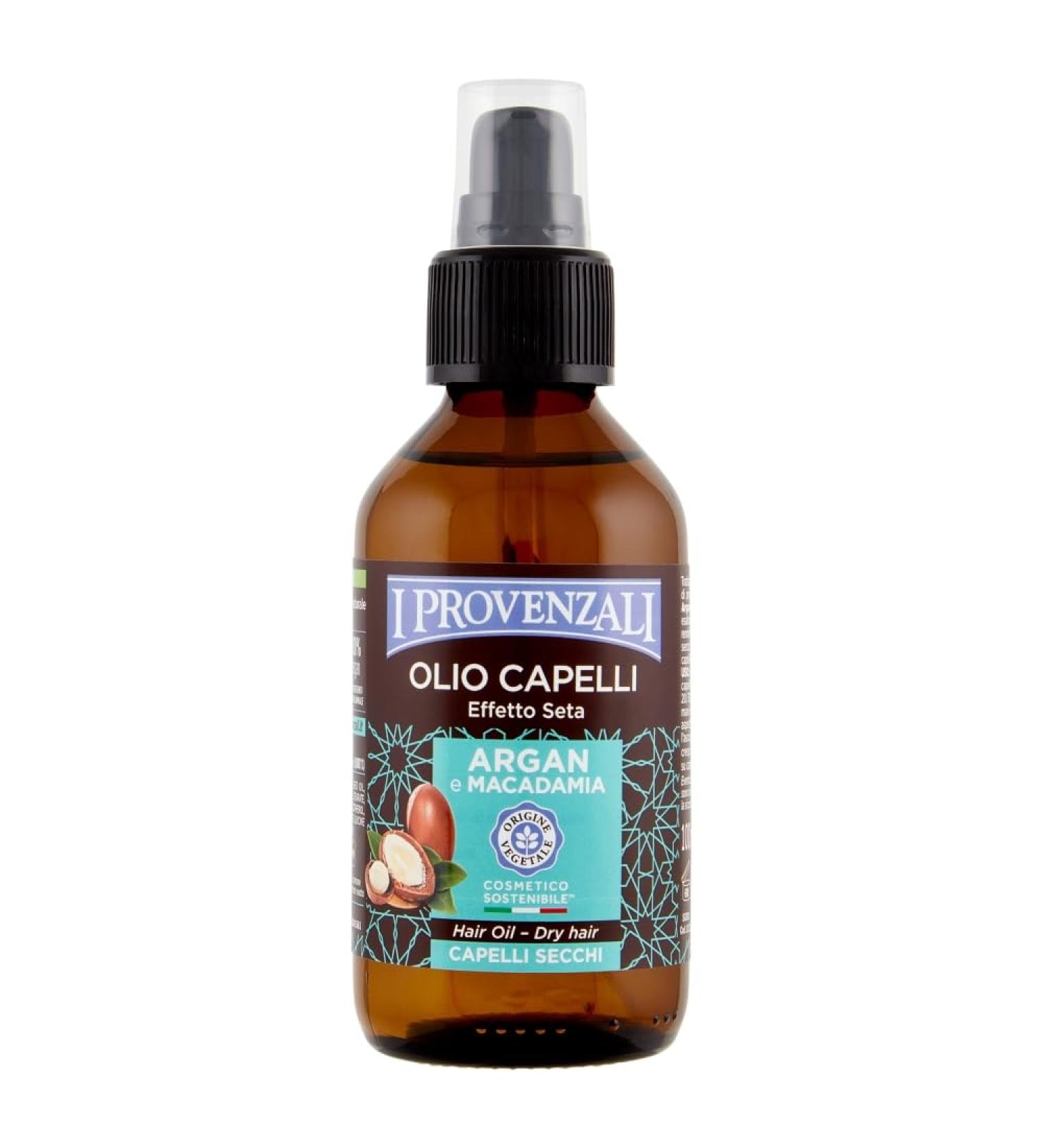  I Provenzali I Provenzali Argan and Macadamia Hair Oil Oil for Dry Hair 100 ml - Buy Online on GoSupps.com