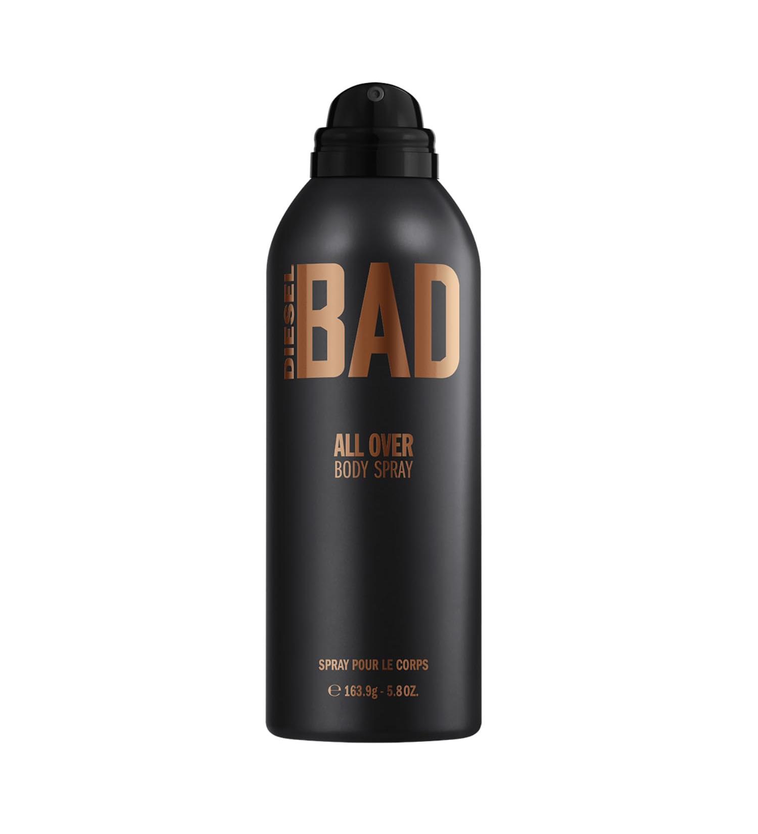 Diesel Bad Deodorizing Body Spray for Men Seductive Fresh Masculine and Sexy Scent Notes of Bergamot Tobacco and Caviar Accord - Buy Online on GoSupps.com