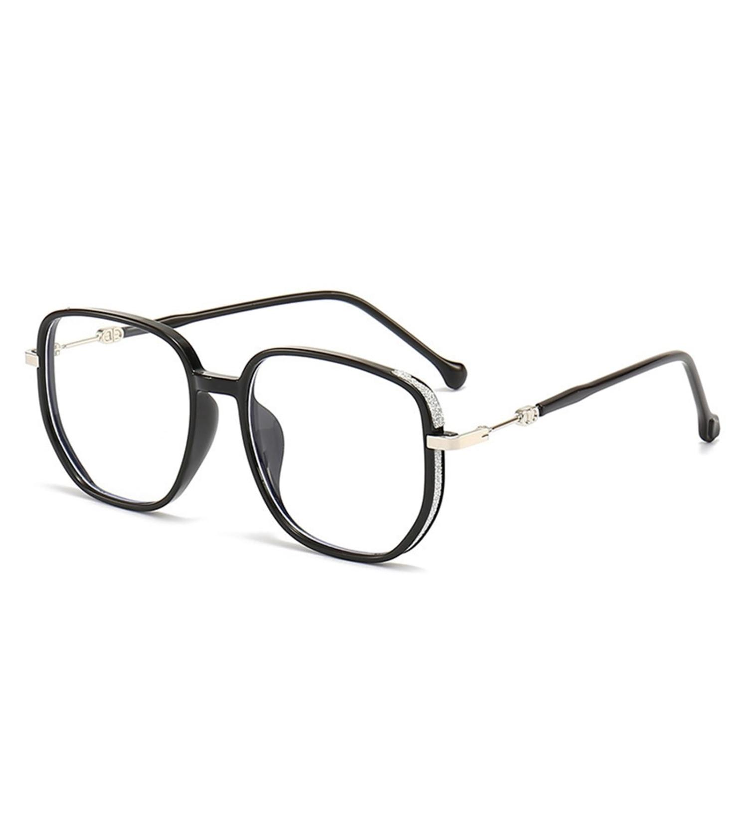 Large Frame Blue Light Blocking Reading Glasses for Women - Vintage Square Computer Readers 2.5+ Black - Buy Online on GoSupps.com