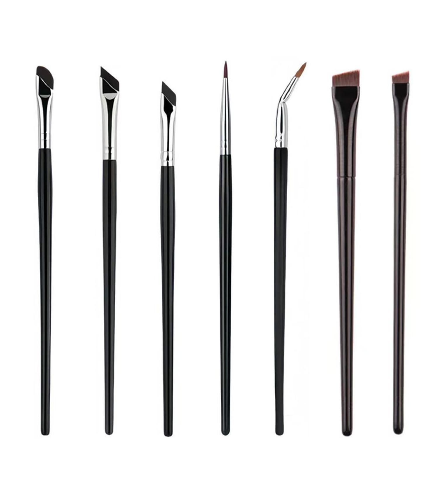  Hsthe Sea 7 Pcs Eyeliner Brush Set Fine Angle Eyeliner Brush Precision Gel Eyeliner Brush for Eyeliner Eyebrows Cosmetics Beginners - Buy Online on GoSupps.com