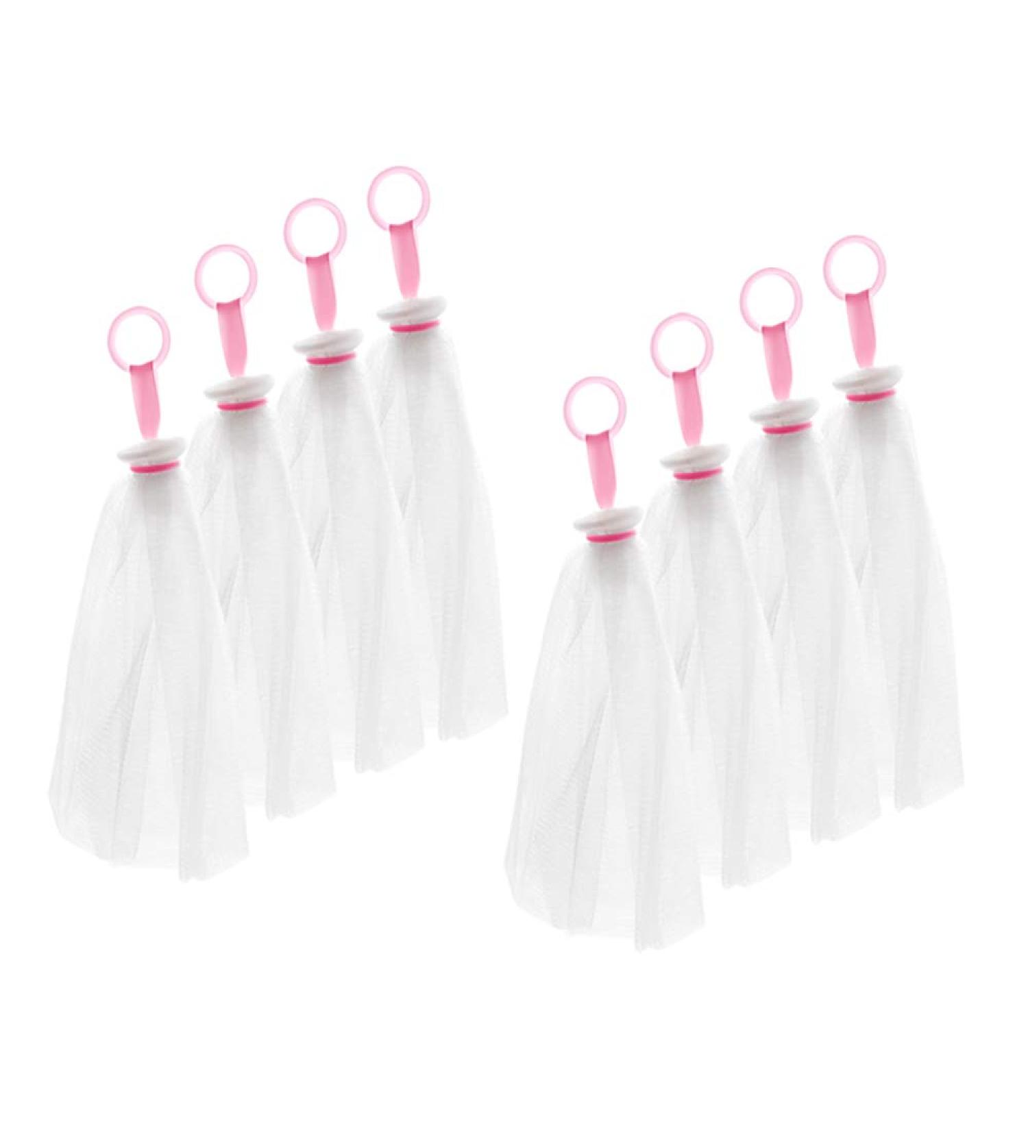 Buy Pack of 8 Peeling Mesh Bags - Face Wash Foam Nets for a Gentle Clean | International Shipping Available - Buy Online on GoSupps.com