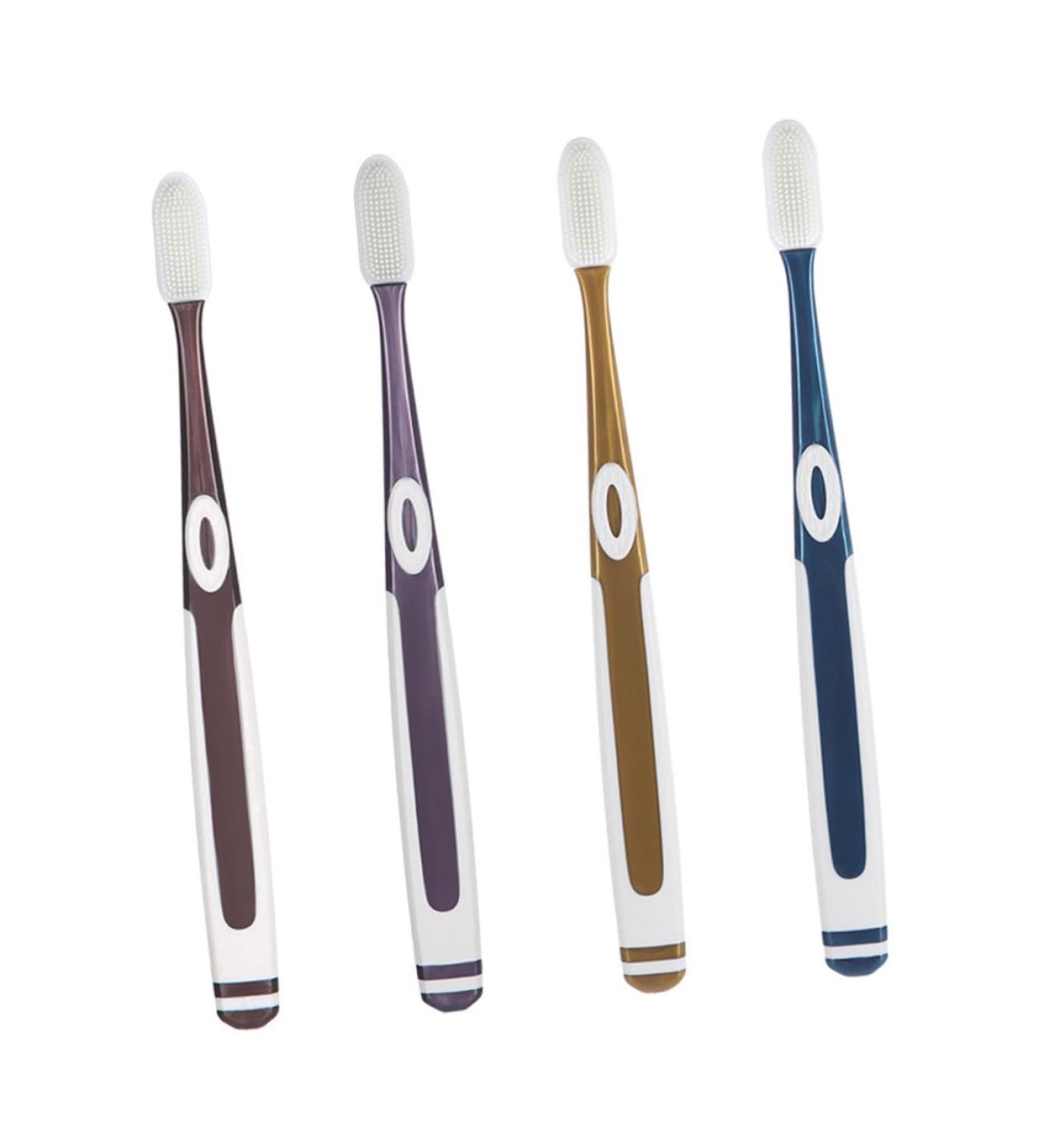 Nano Toothbrush Set - 4 Pcs Handheld Toothbrushes for Adults | Effective Tooth Cleaning & Care | International Shipping Available - Buy Online on GoSupps.com