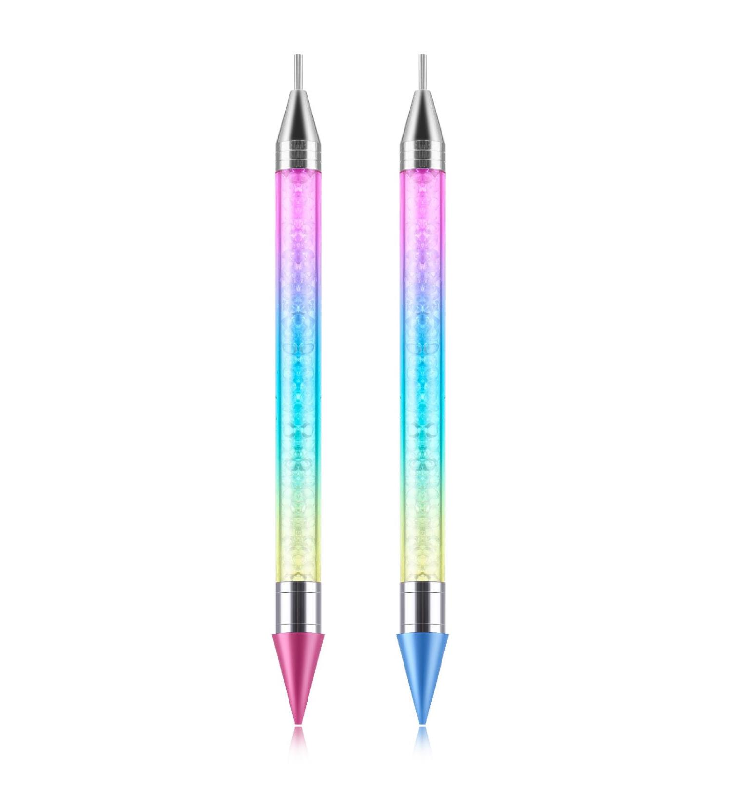 Ouligay 2Pcs Rhinestone Picker Dotting Pen - Nail Art Gem Pick up Tool for DIY Crafts - Buy Online on GoSupps.com