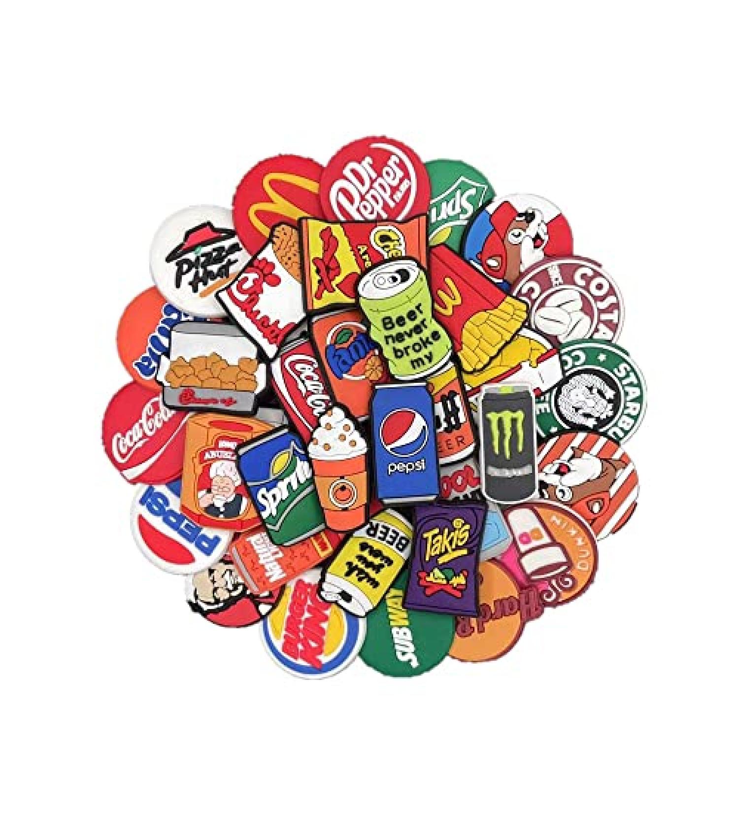 Croc Charms 35PCS for Bubble Slides Sandals - Shoe Accessories for Adults & Kids - Buy Online on GoSupps.com