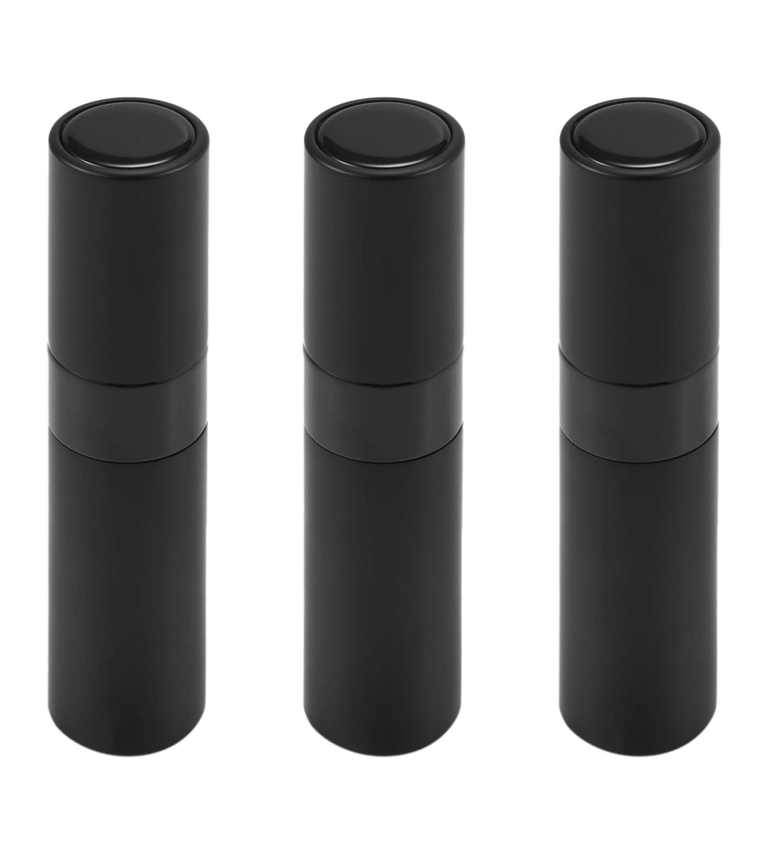 Vadillo 3X 8Ml Portable Travel Mini Bottle Refillable Empty Perfume Atomizer - Black - Buy Online on GoSupps.com
