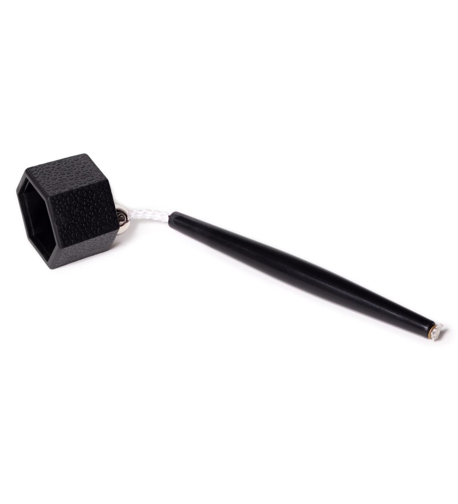 OKKO Hexagonal Billiard Chalk Holder for Kamui Roku Chalk - Premium Black Chalk Accessory for Pool Players - Buy Online on GoSupps.com