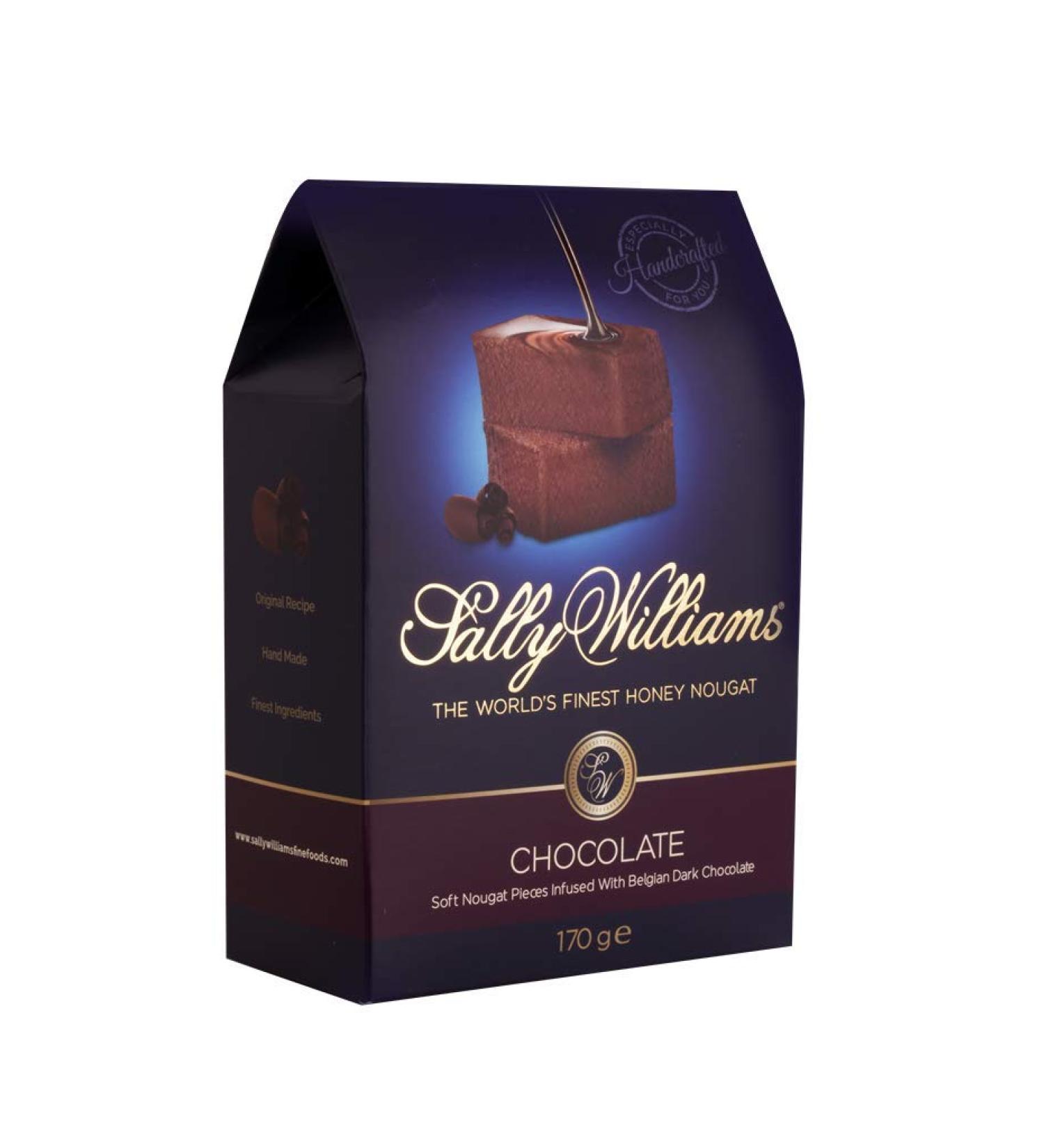 Sally Williams Coffret cadeau au chocolat infusé au nougat 2 x 170 g