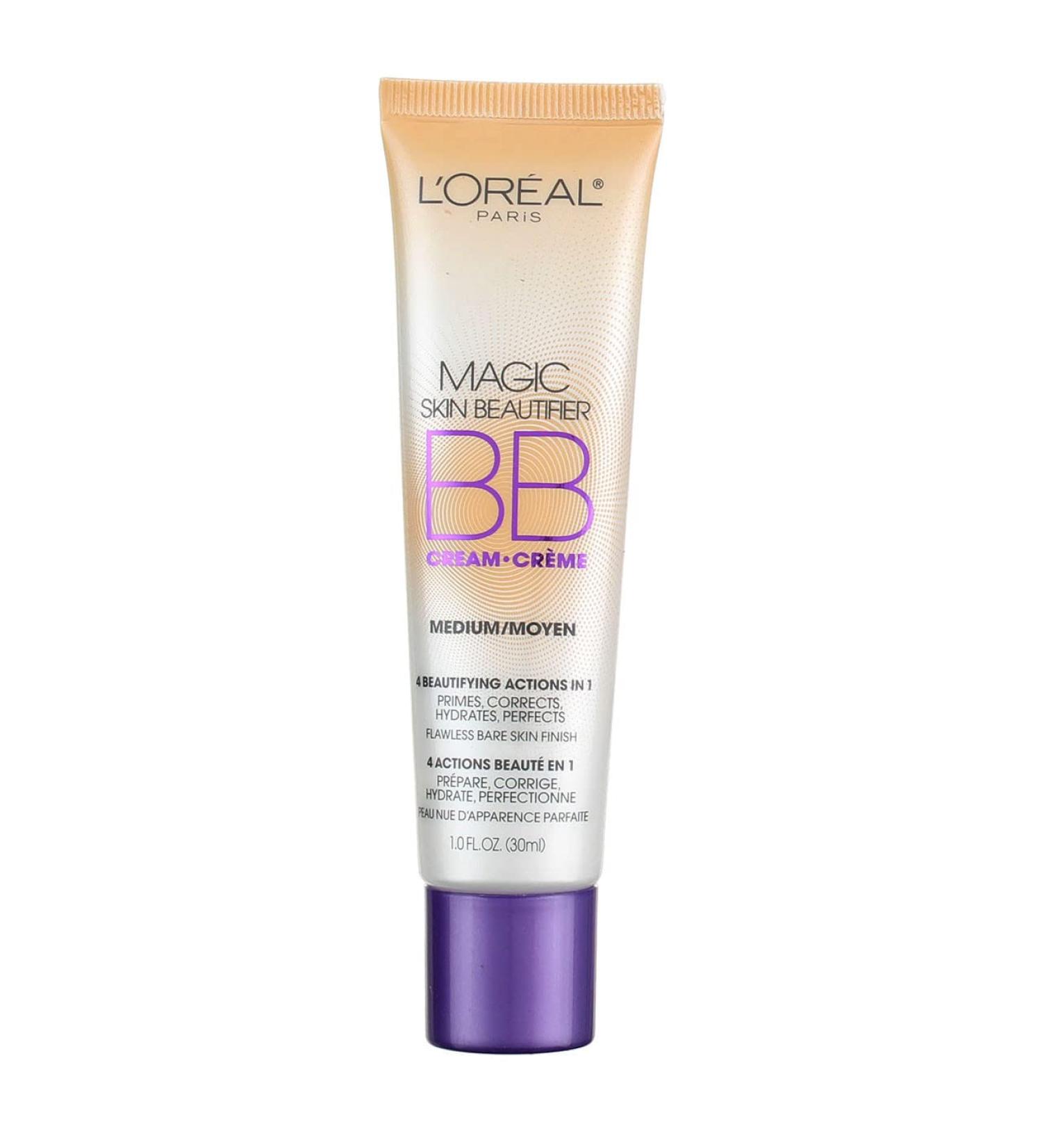 L'Oreal Paris Magic Skin Beautifier BB Cream Medium 814 1 oz (Pack of 2) - Buy Online on GoSupps.com