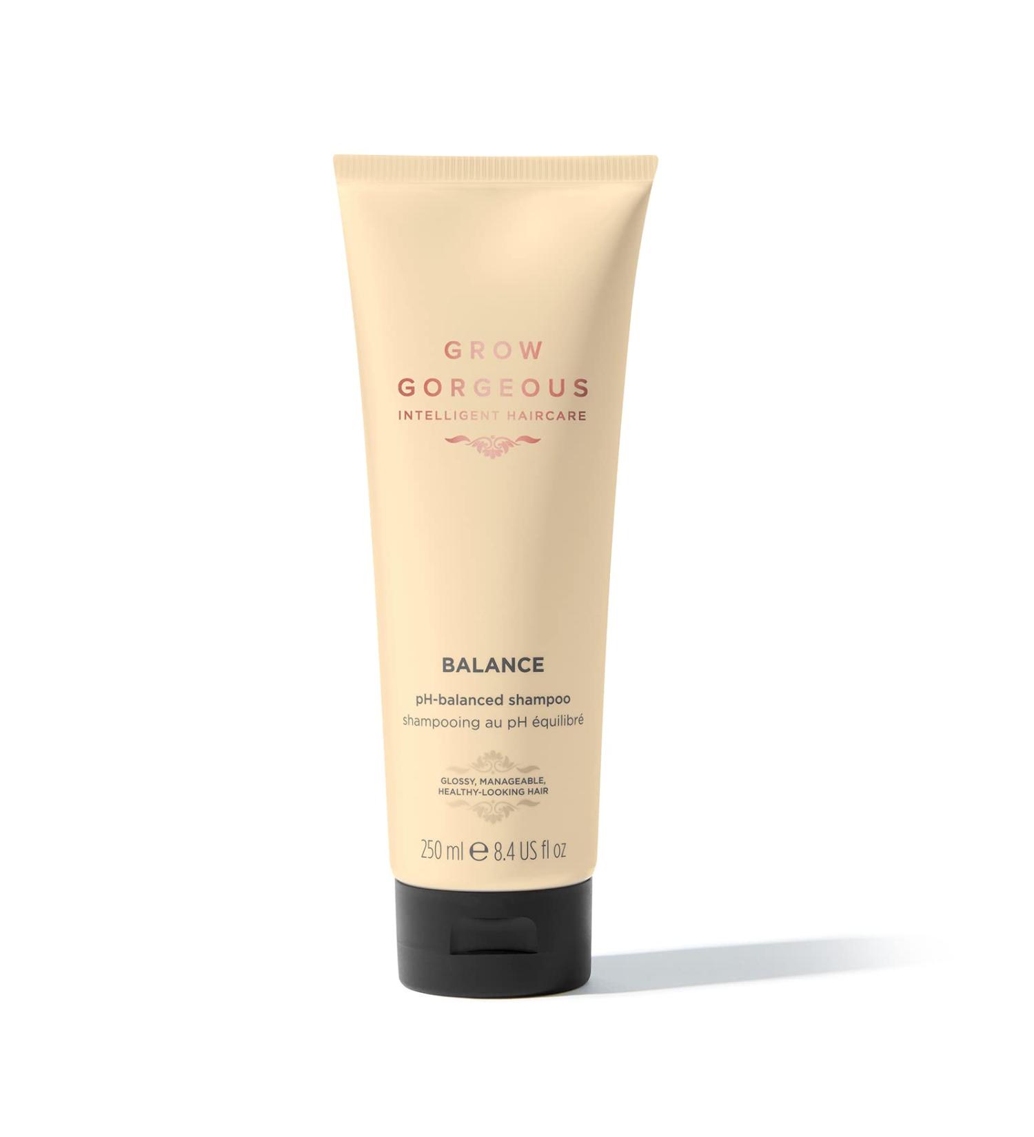 Buy Grow Gorgeous Balance Shampoo 250ml - pH-Balanced Caffeine & Amino Acids | Vegan International Shipping - Buy Online on GoSupps.com