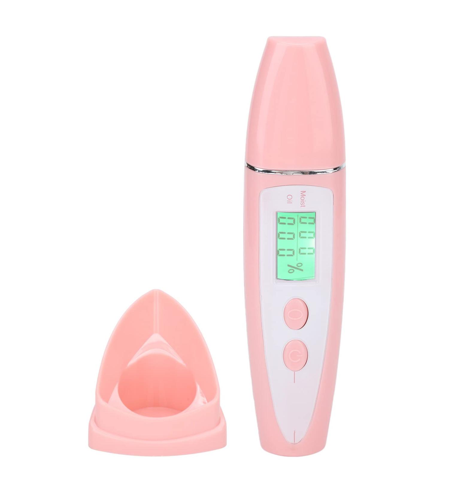LCD Digital Skin Analyzer Digital Skin Detector Pen High Sensitive Skin Facial Skin Tester Analyzer USB Digital Measuring Device for Home Traveling Beauty Salon for Skin Care Pink - Buy Online on GoSupps.com
