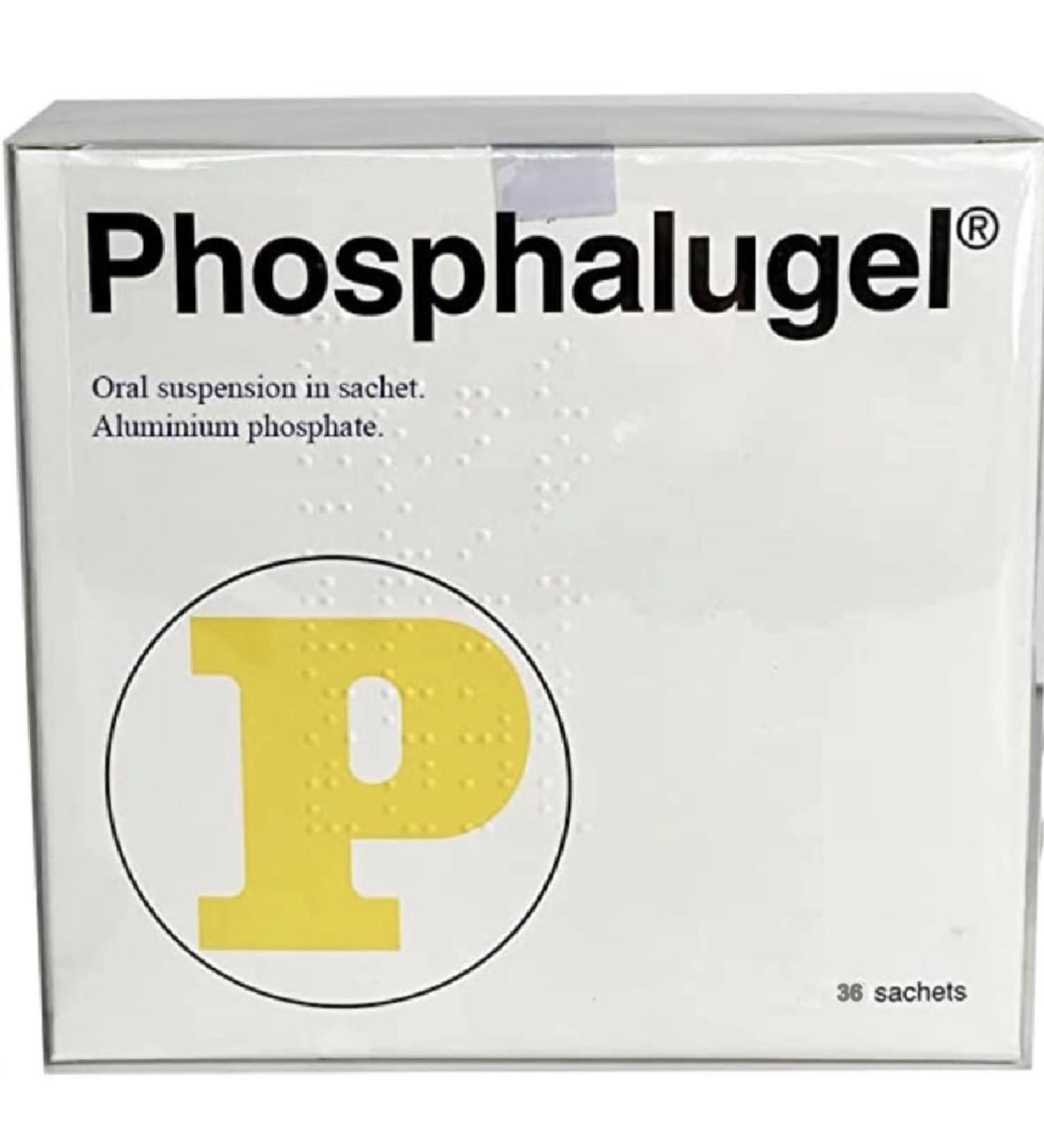 Phosphalugel 20 Sachets - Fast-Acting Relief for Acid Reflux and Heartburn - Buy Online on GoSupps.com