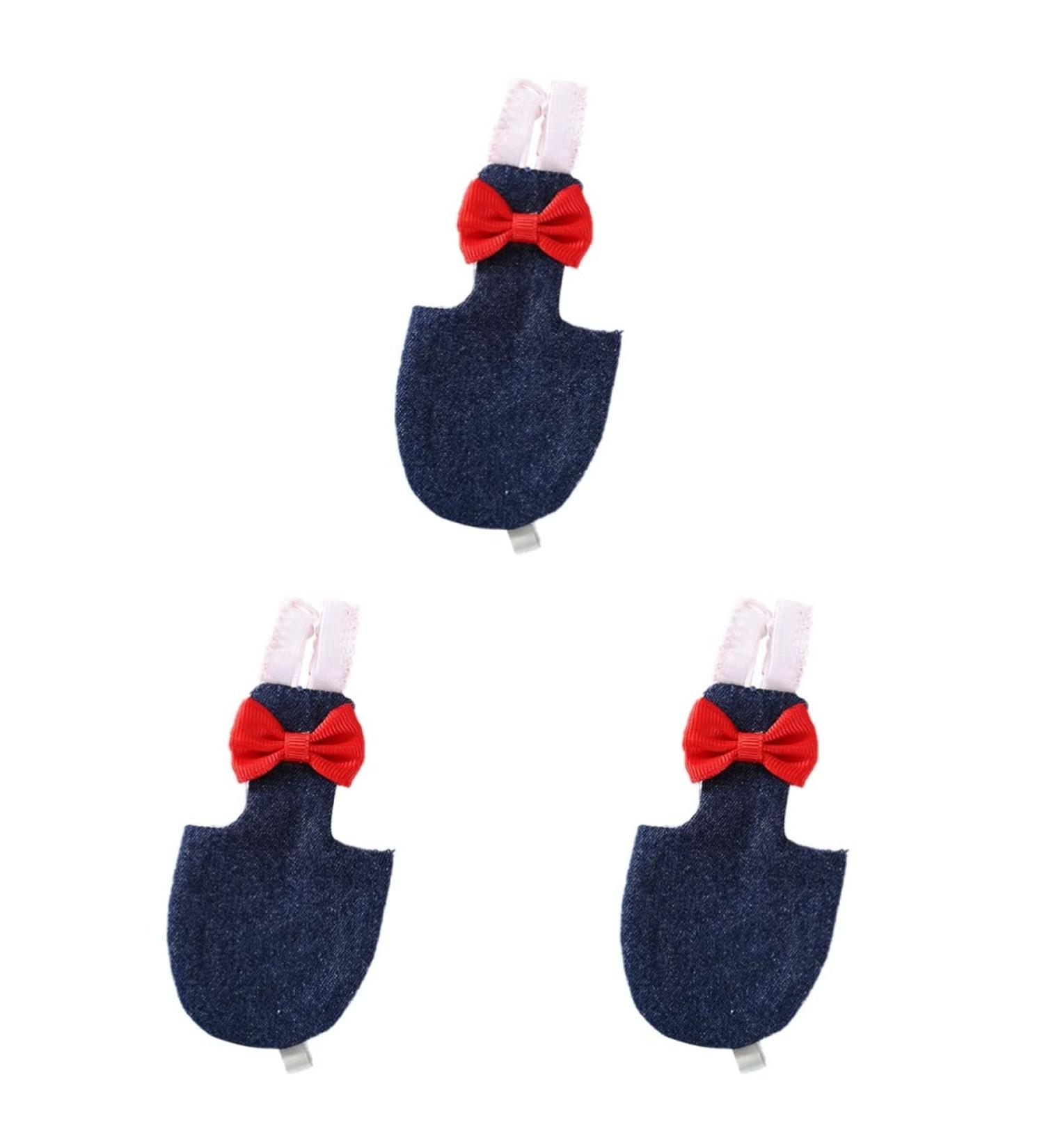 Buy PopetPop 3-Piece XS Diaper Pet Clothing for Budgies Canary & Parrots - Dark Blue | Mini Sittich Flight Liners - Buy Online on GoSupps.com