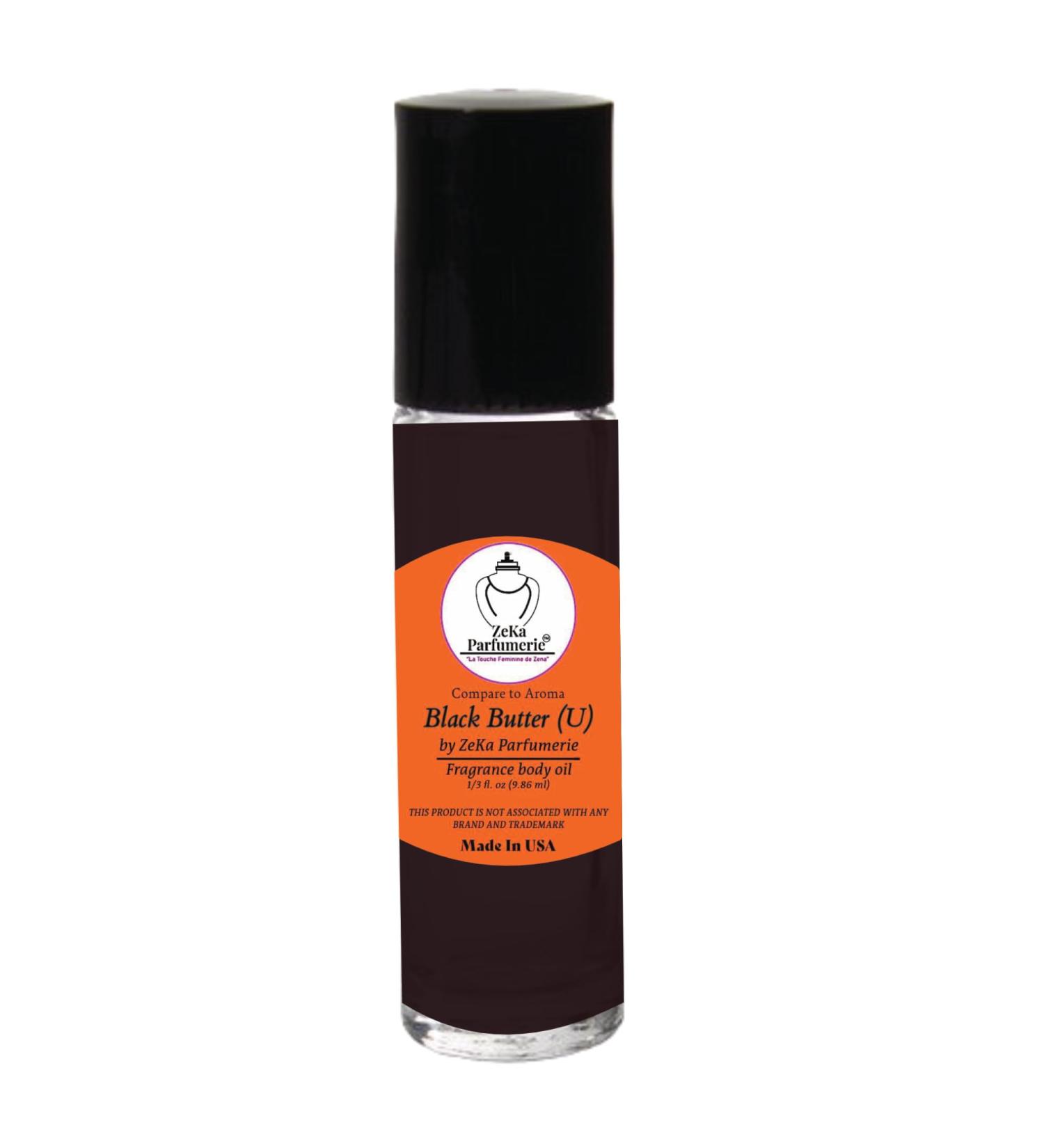 Compare to Aroma Black Butter Body Oil - Unisex Fragrance Roll-On 1/3 oz (9.86ml) - International Shipping Available - Buy Online on GoSupps.com