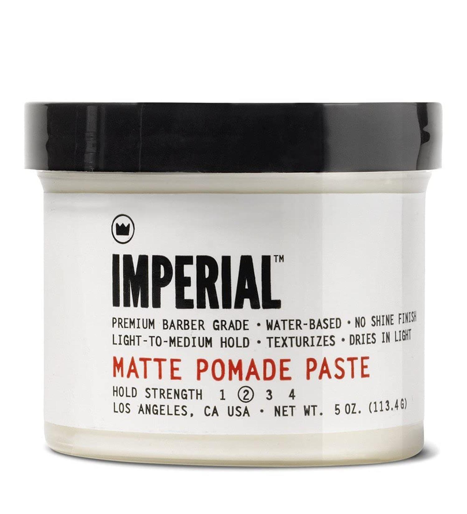 IMPERIAL Matte Pomade Paste 5 oz: High-Quality Barber Grade Styling Product - Buy Online on GoSupps.com