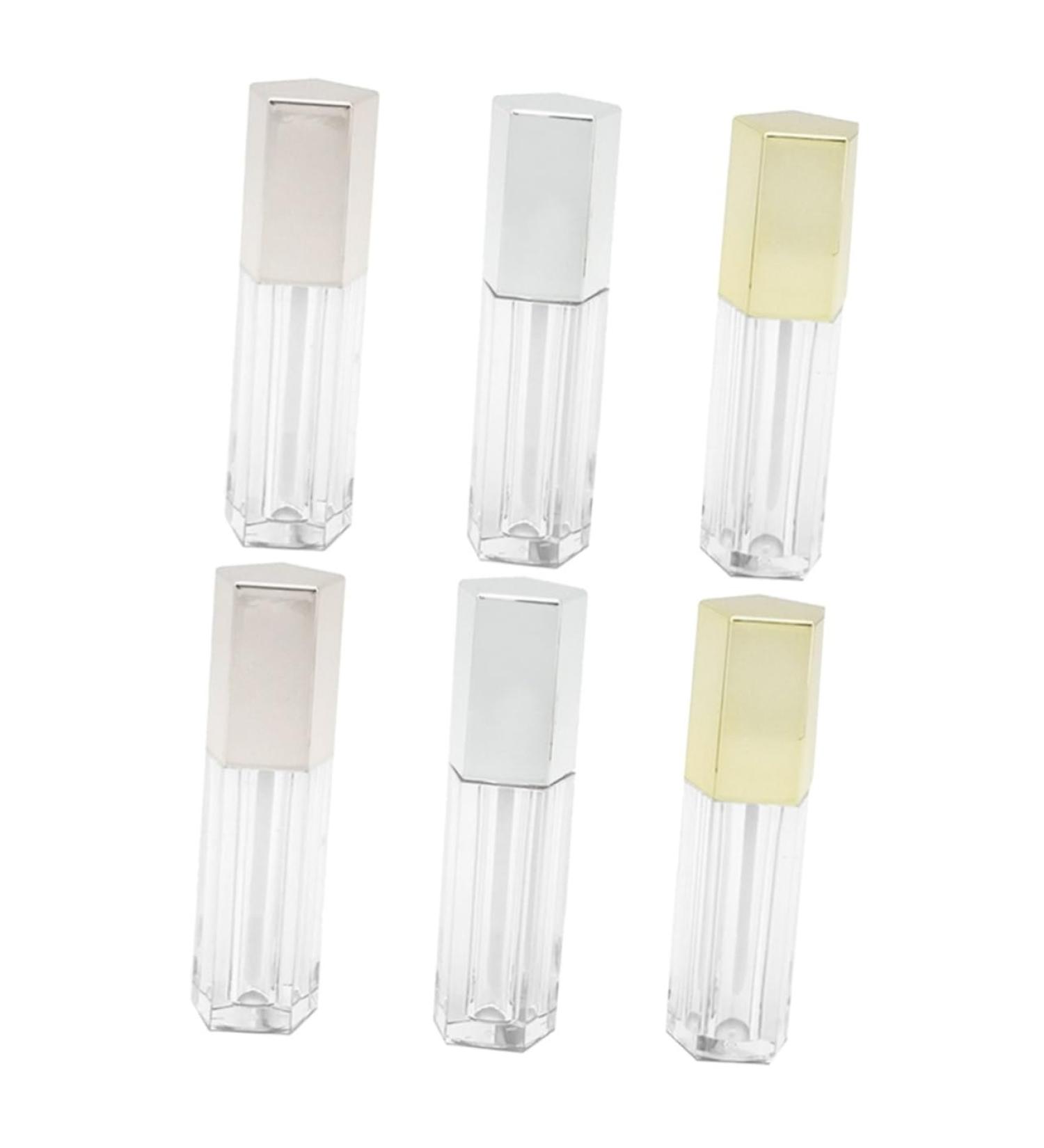FOMIYES 6 Pcs Lipstick DIY Tube Set - Refillable Lip Balm & Gloss Bottles with Wand Empty Lipstick Containers for Lip Oil & Gloss - Perfect for DIY Projects - Buy Online on GoSupps.com