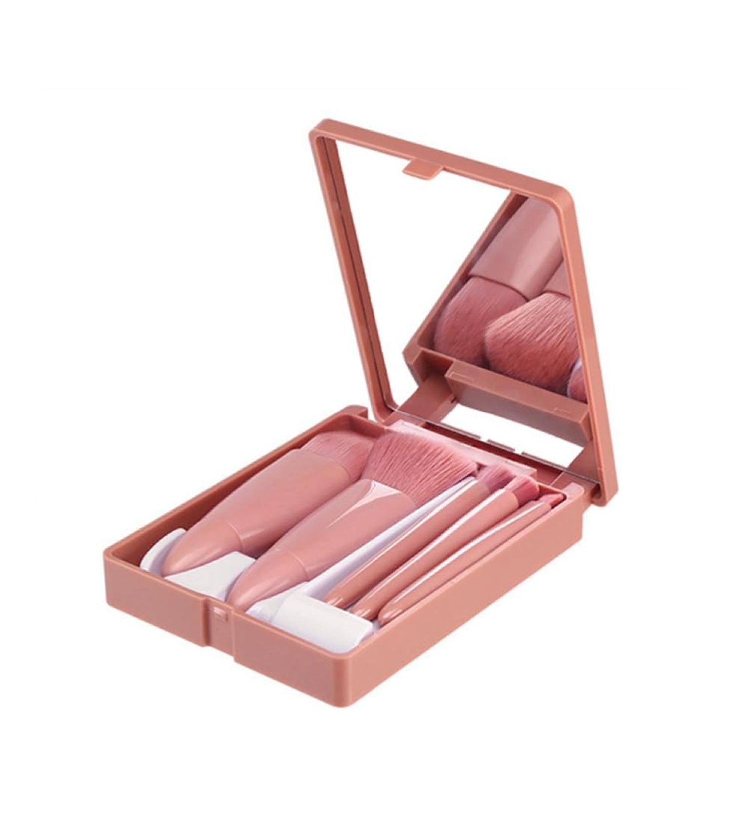 carrub Portable Makeup Brush Set for Cosmetics Foundation Blush Powder Eyeshadow Blending Makeup Brush Beauty Tool - Buy Online on GoSupps.com