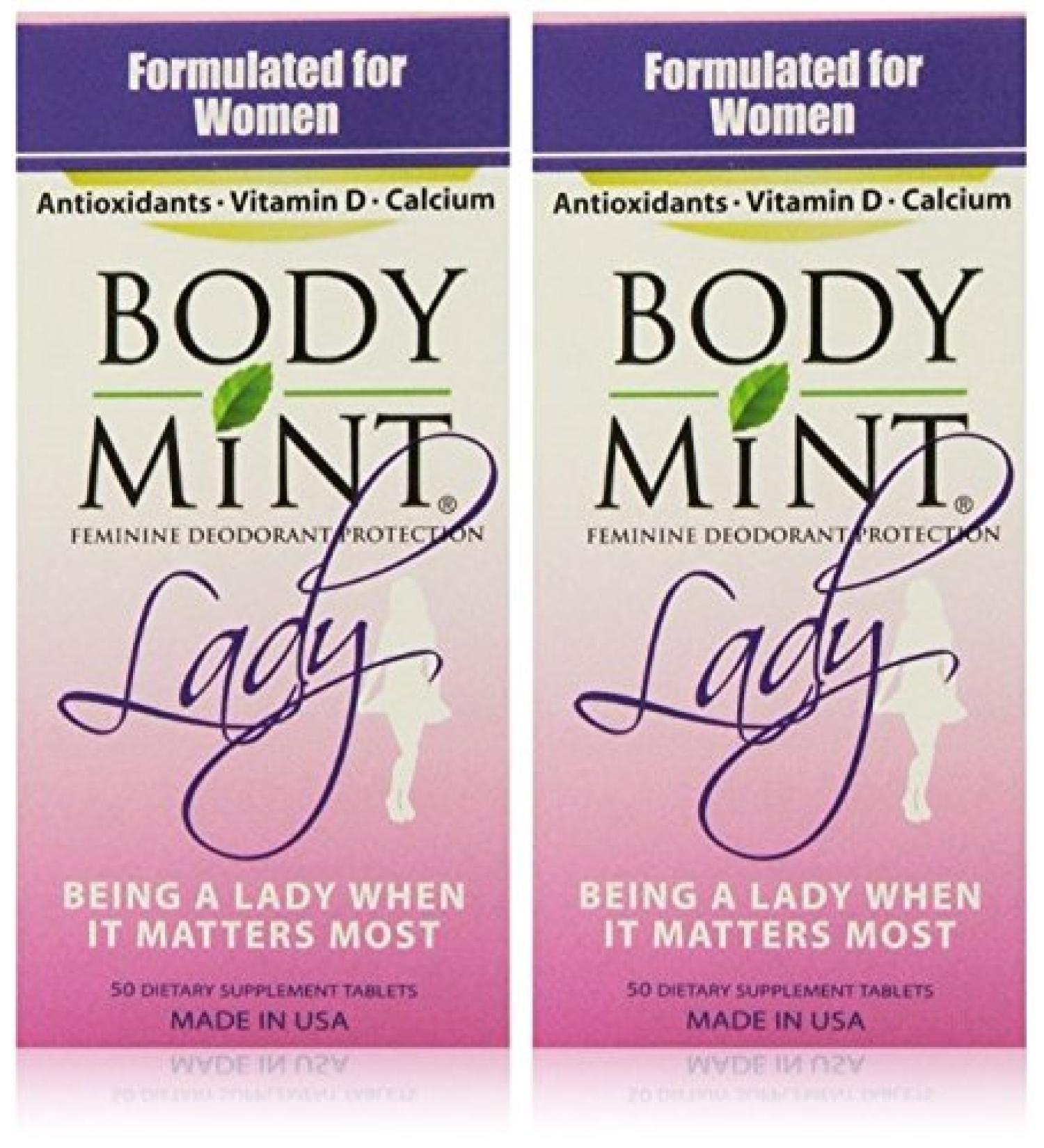 Body Mint Lady - Feminine Deodorant Protection (2-Pack) | Odor Control for Women - Buy Online on GoSupps.com