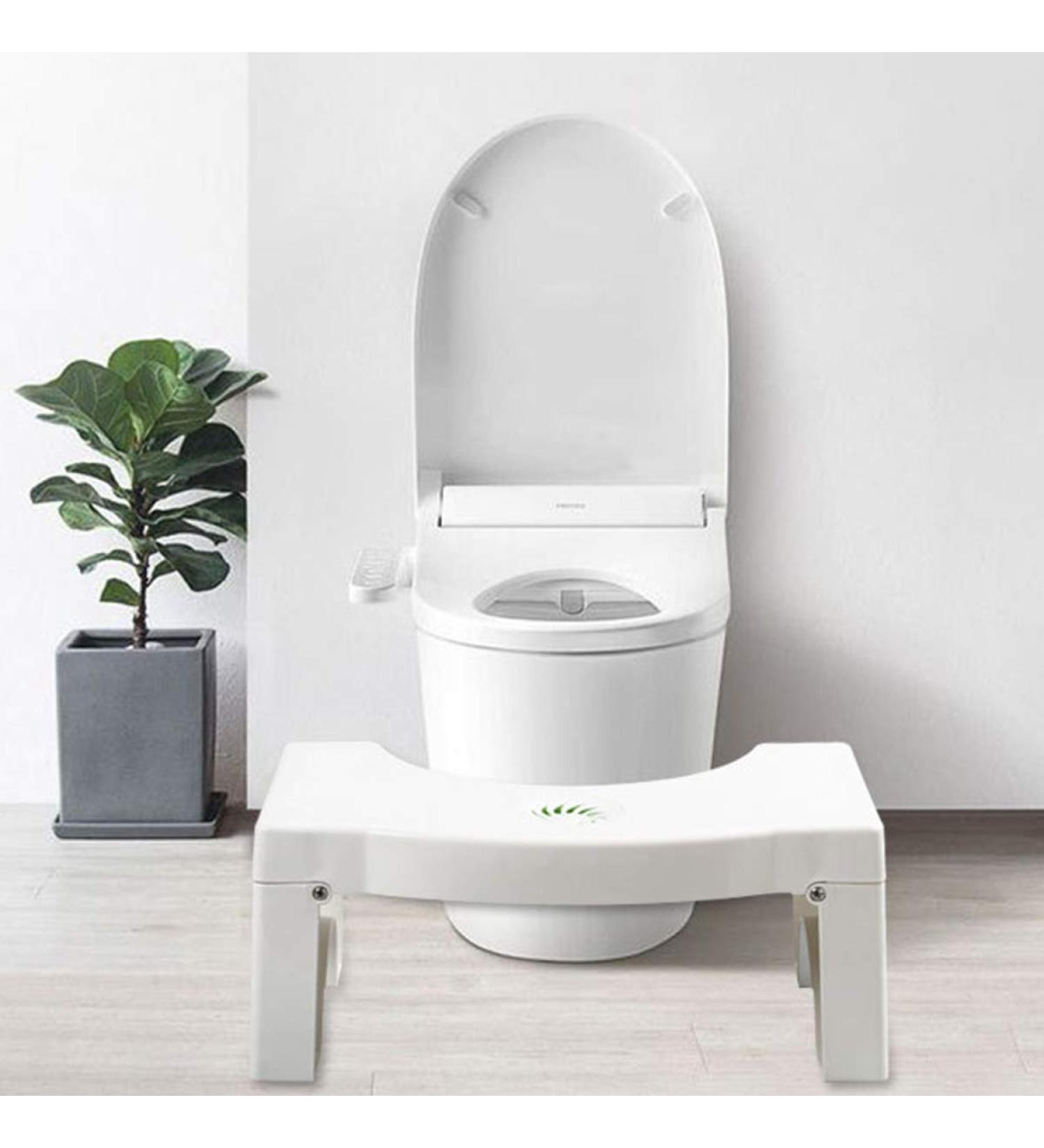 7" Folding Squatting Toilet Stool Foldable Bathroom Stools Toilet Step Stool Comfortable Squat Aid Stool Fits All Toilets  Folds for Easy Storage - Buy Online on GoSupps.com