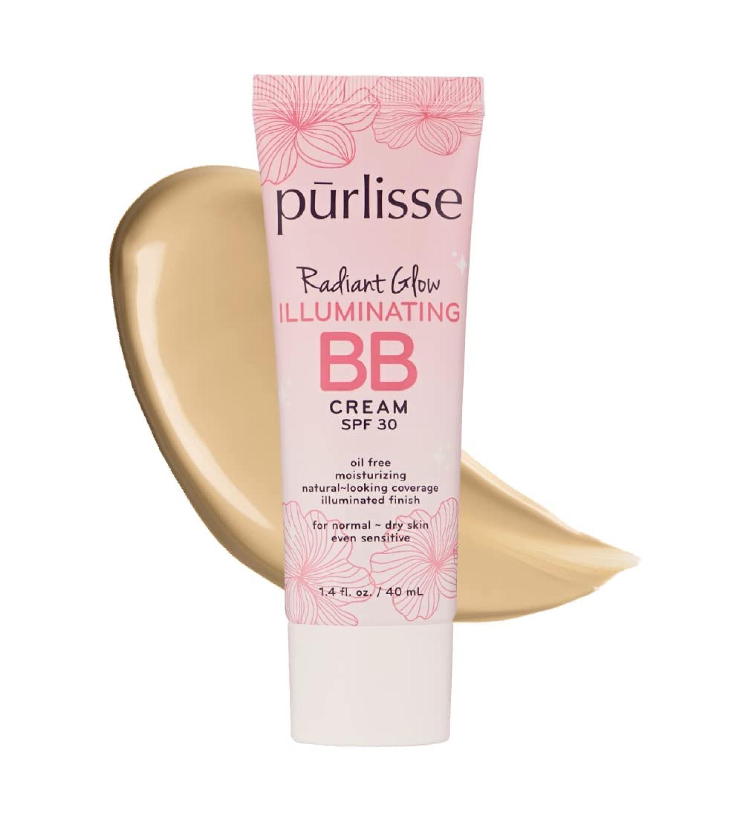 p rlisse Radiant Glow Illuminating BB Cream with SPF 30 - Glow BB Cream Enriched with Goji & Hawthorn Berry for Dewy Skin - Helps to Improve Skin Texture & Radiance - Light Medium (1.4 oz) 1.4 Ounce (Pack of 1) Light Medium - Buy Online on GoSupps.com