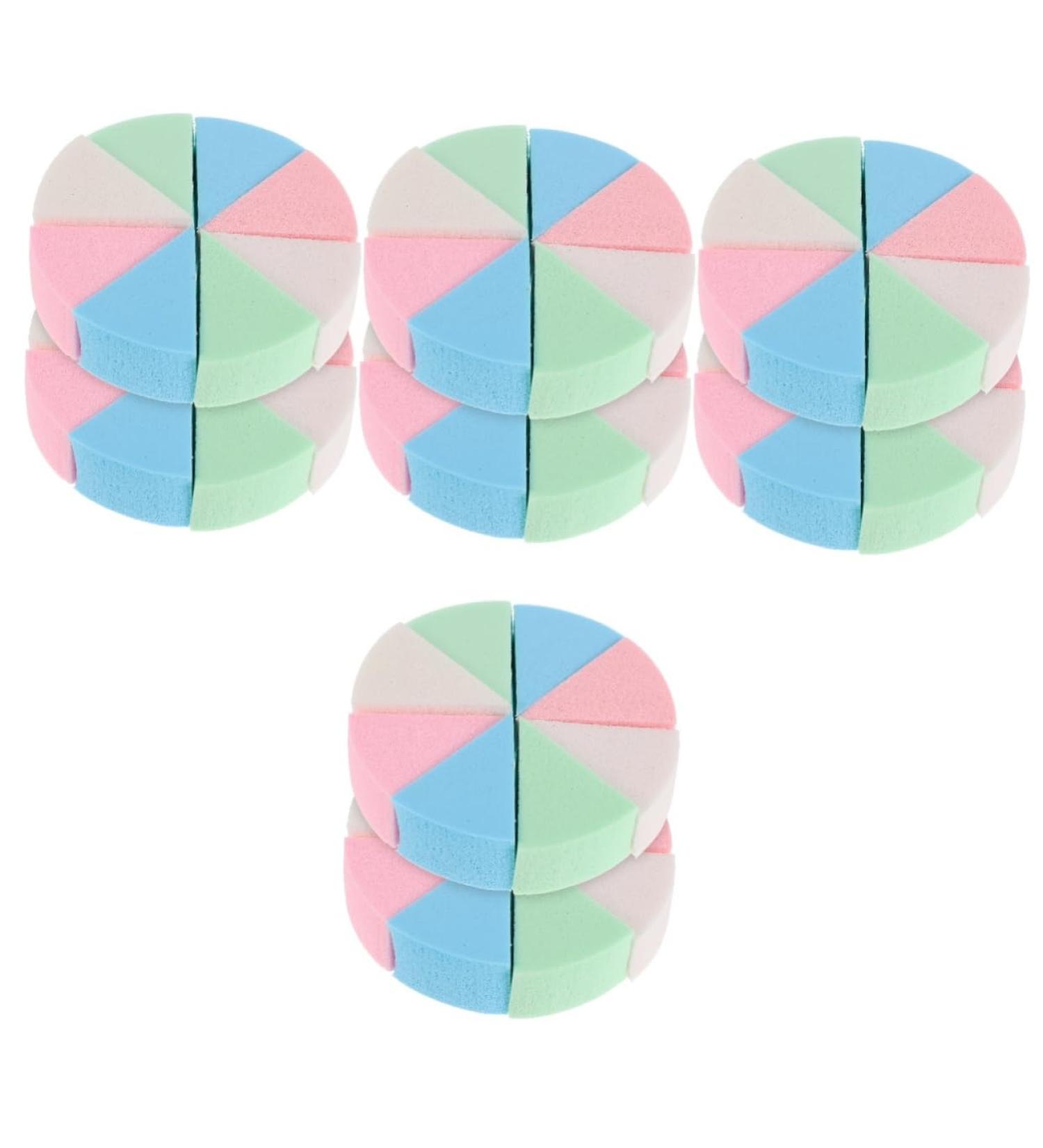 Angoily 8 Sets Triangular Sponge Puff Face Puff Makeup Tool Girls Makeup Puff Lady Tools Make up Sponge Mineral Puff Body Puff Powder Puff Wedge Makeup Sponge Emulsion Dry Puff Wet and Dry - Buy Online on GoSupps.com