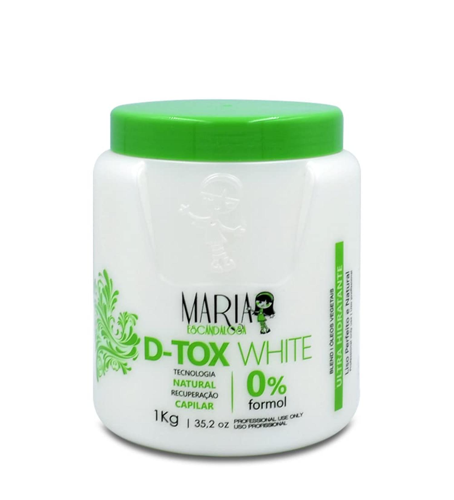 Maria Escandalosa D-Tox White Hair Without Formalin Natural Technology Hair Care 1Kg/35.2 oz - Buy Online on GoSupps.com
