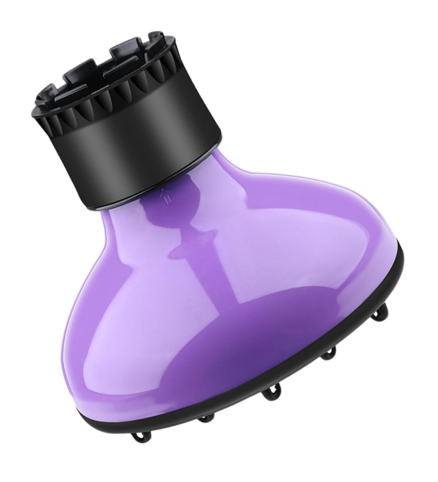 Buy NOLITOY Hair Dryer Hood - Travel Accessory for Curly Hair Durable Diffuser for Volume & Style Protective Purple Wave Cover - Buy Online on GoSupps.com